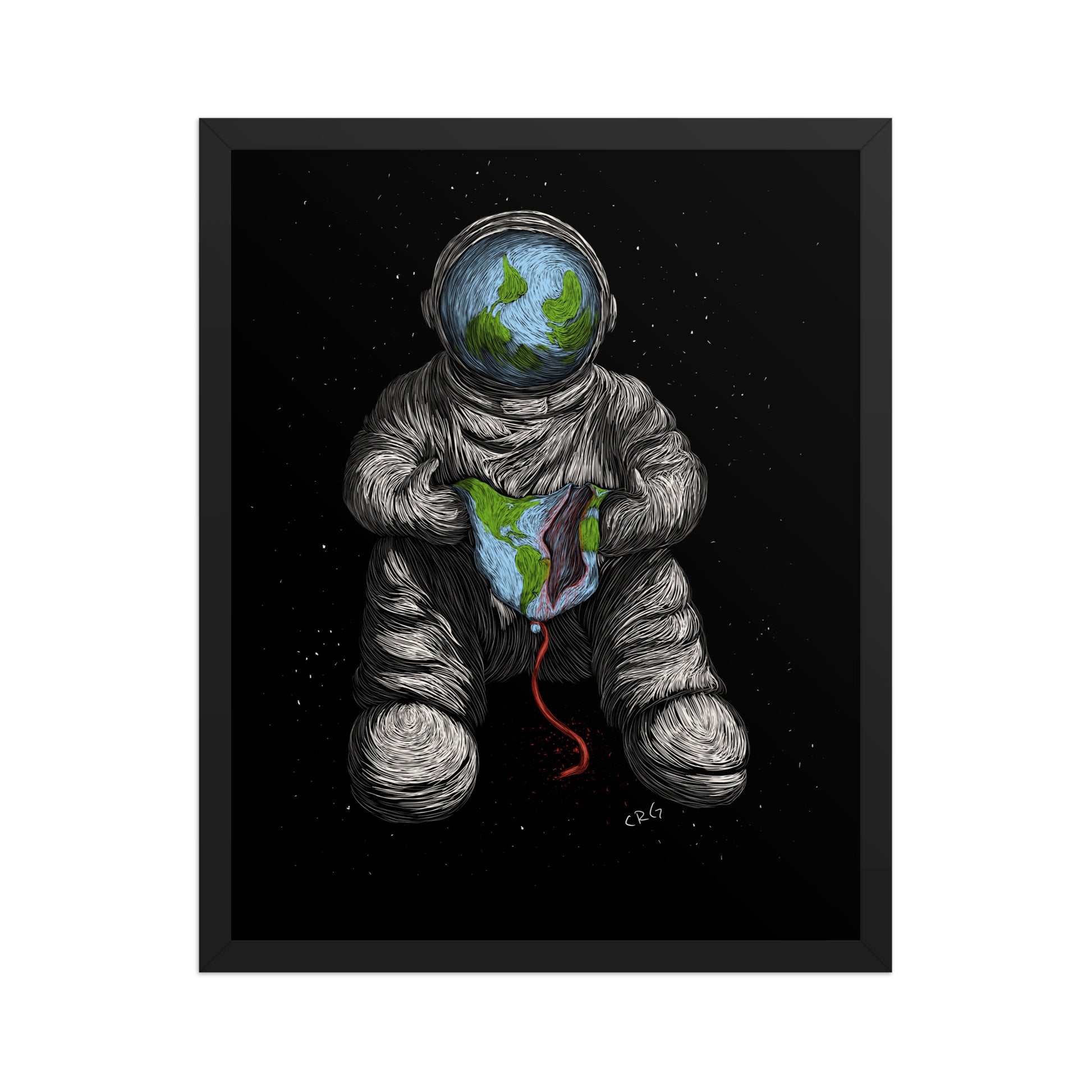 And the Scientists Screamed, But No One Listened Art Print