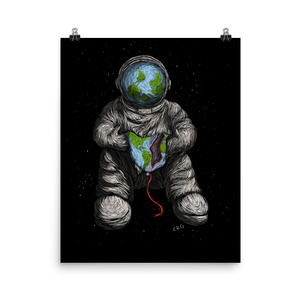 And the Scientists Screamed, But No One Listened Art Print