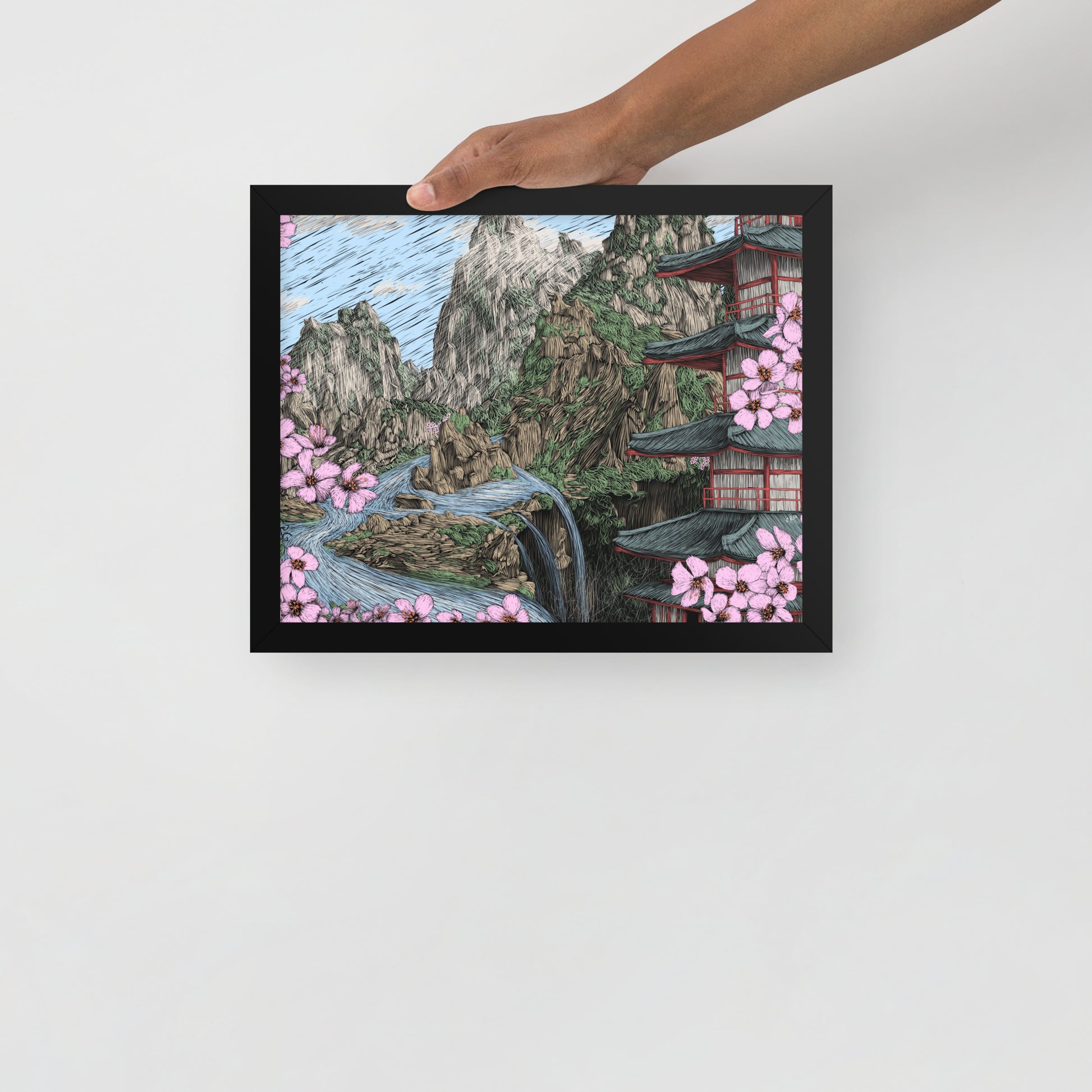 In the Clouds Art Print