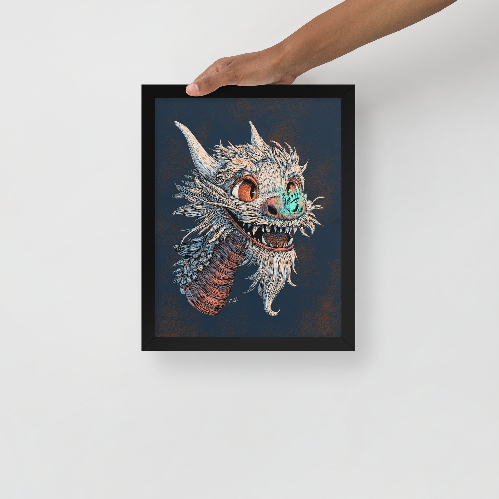 The Dragon and the Butterfly Art Print