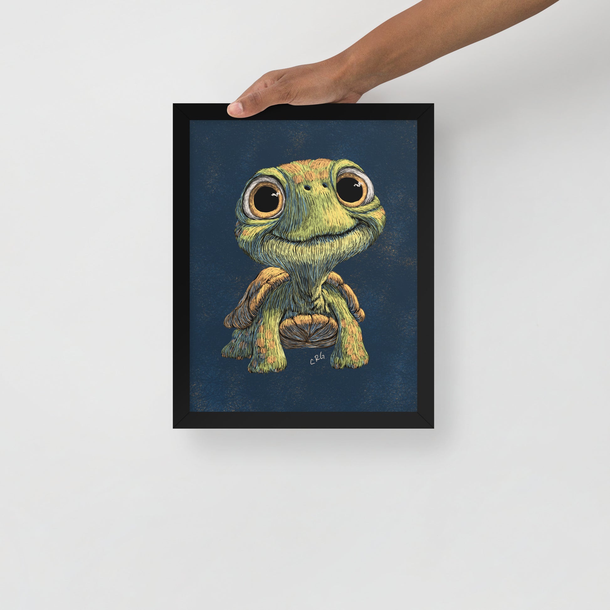 Happy Turtle Art Print