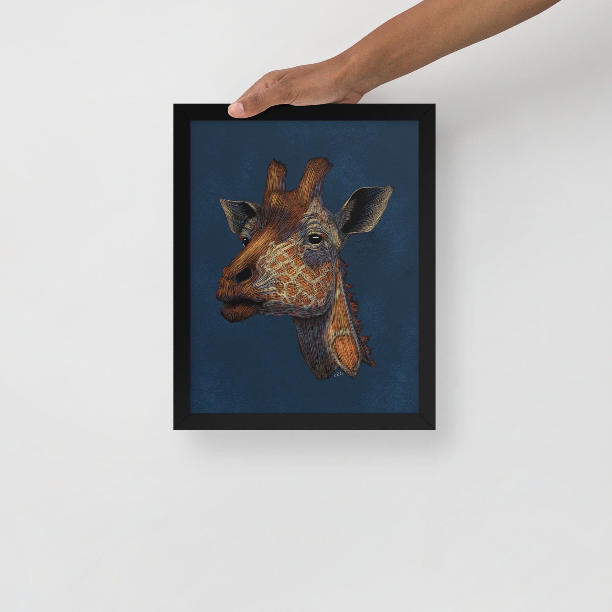 Stylized Giraffe Art Print