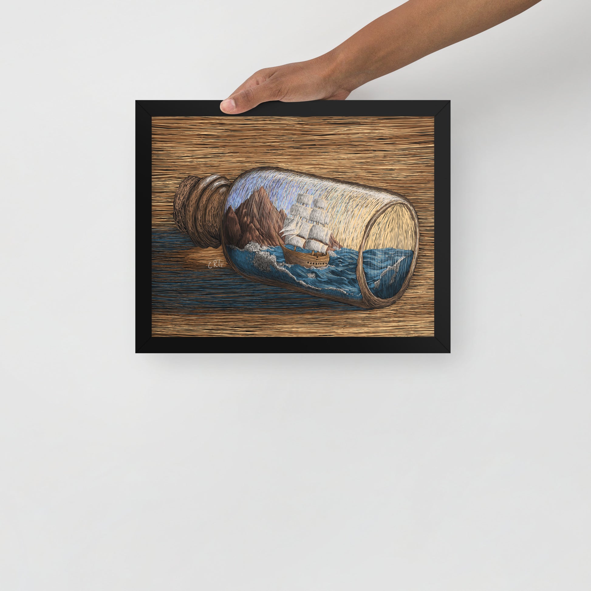 Life in a Bottle Art Print