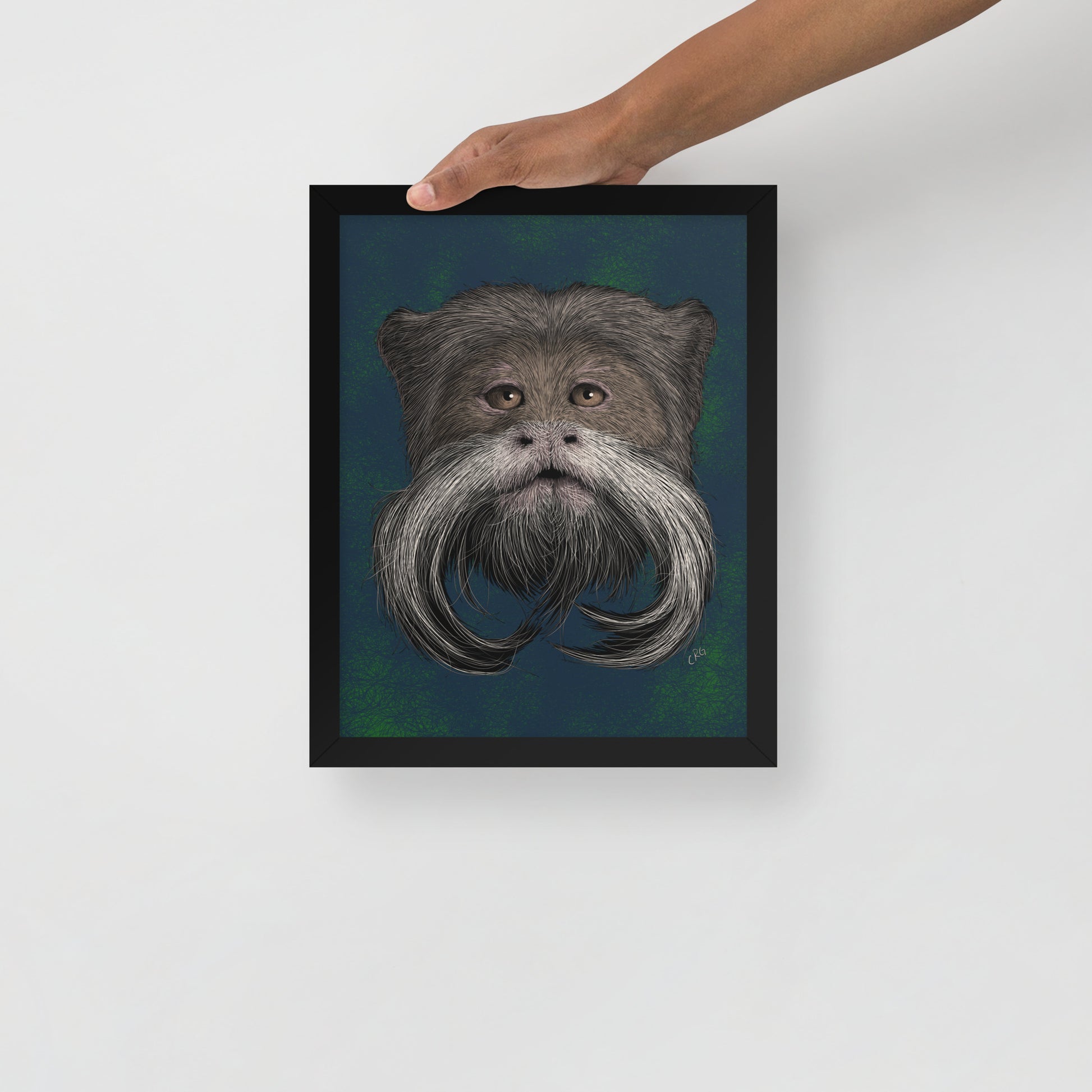 Emperor Tamarin Art Print