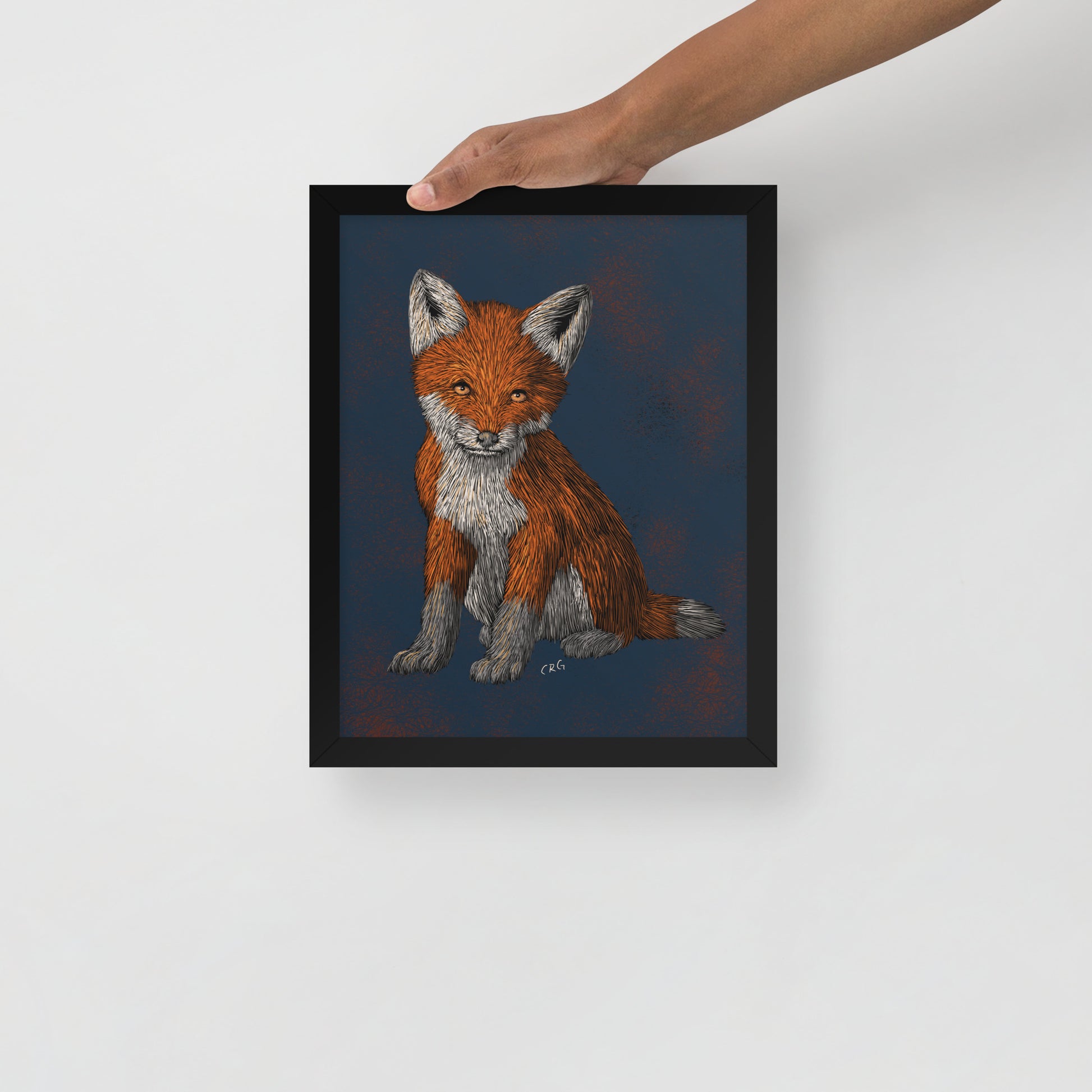 Red Fox Kit Art Print