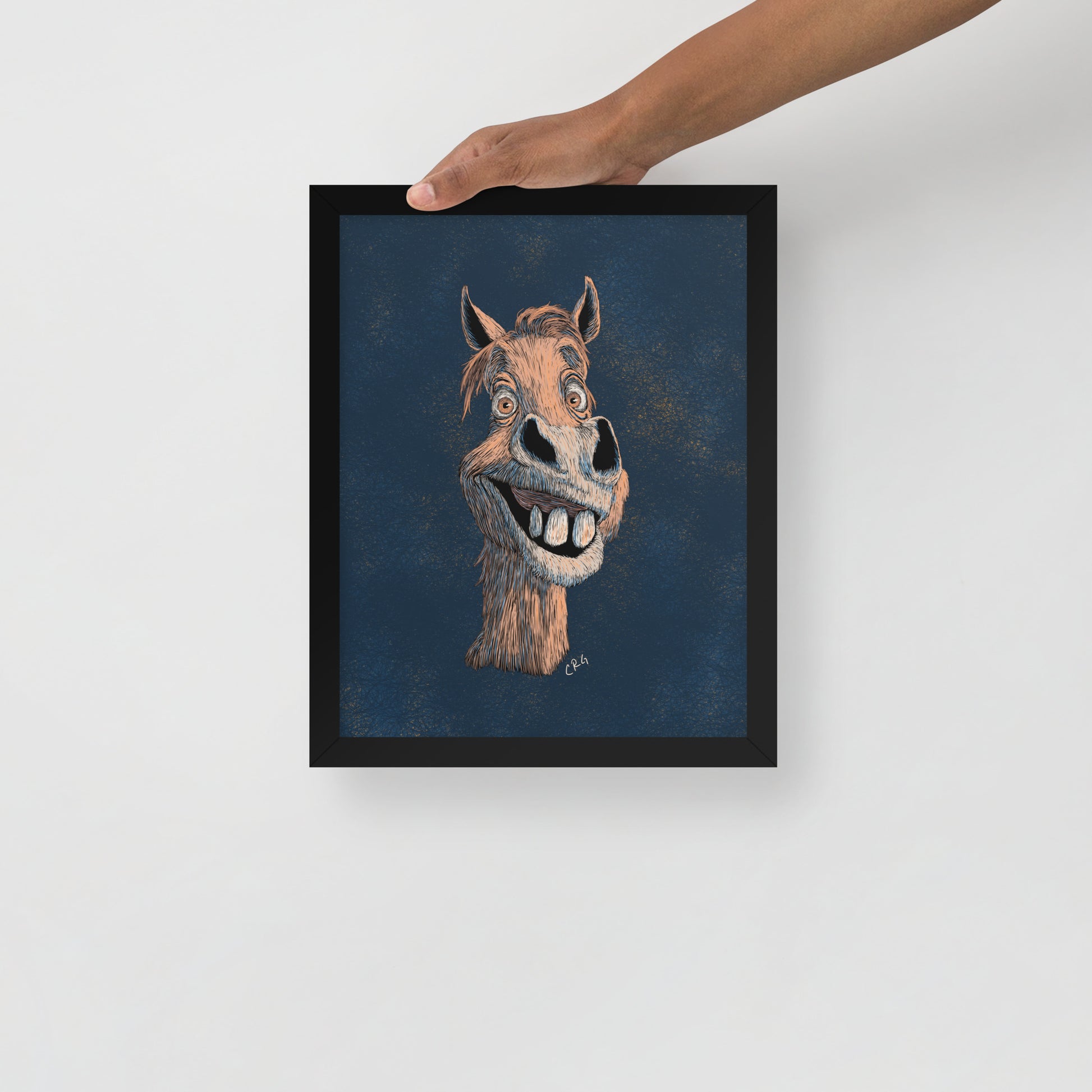 Happy Horse Art Print