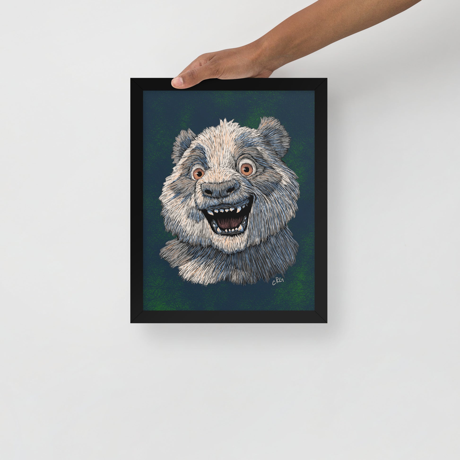 Happy Panda Art Print