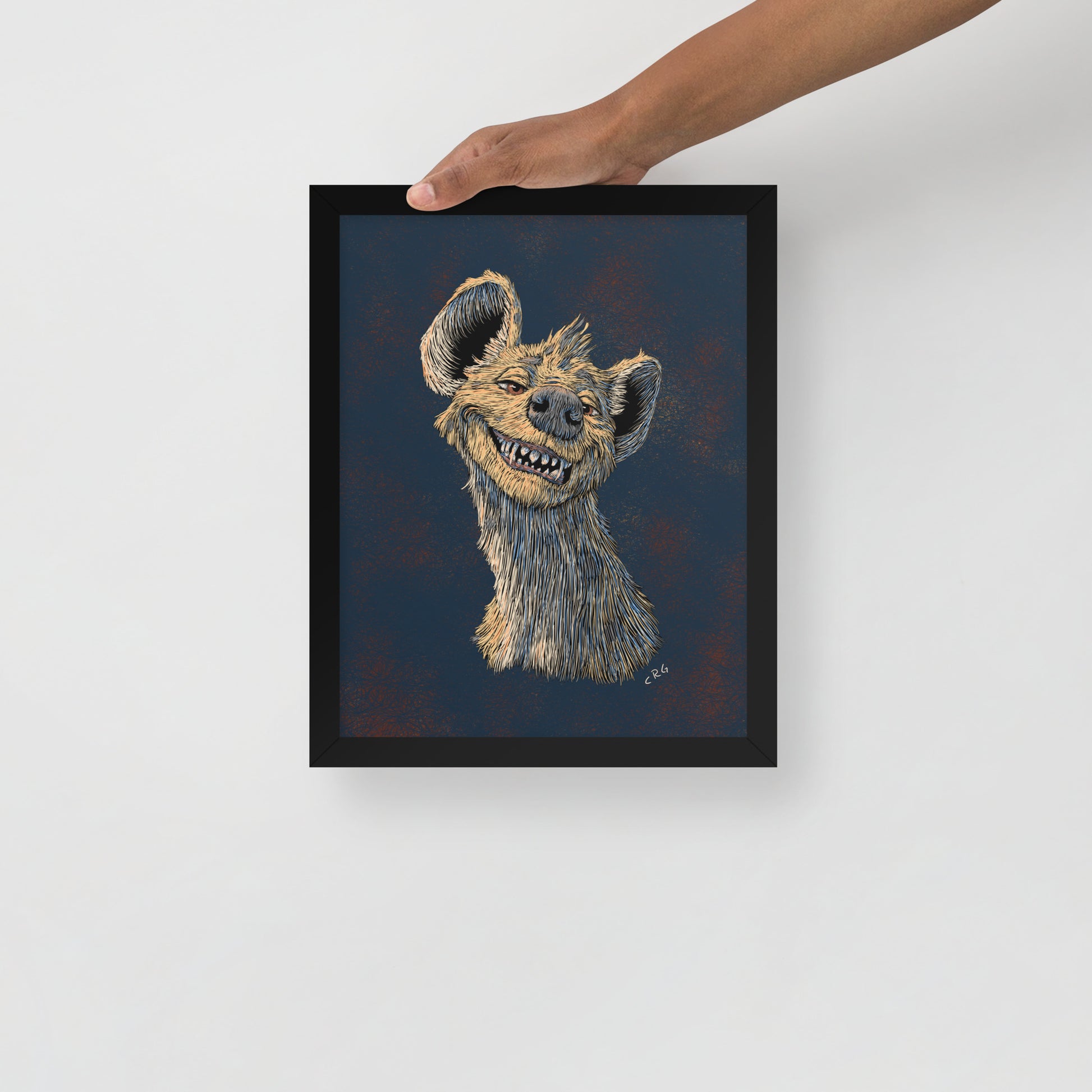 Happy Hyena Art Print
