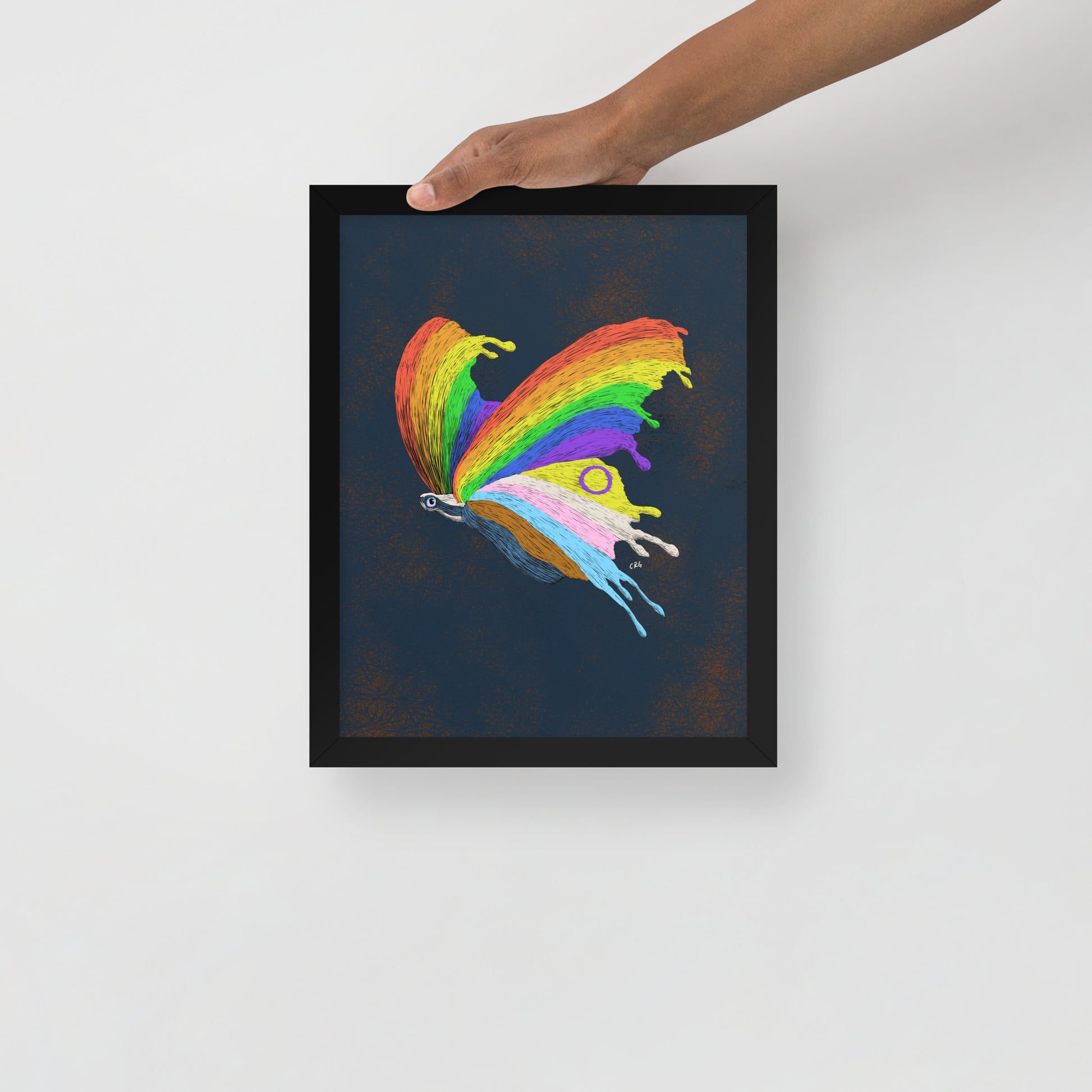 Pride Butterfly Art Print