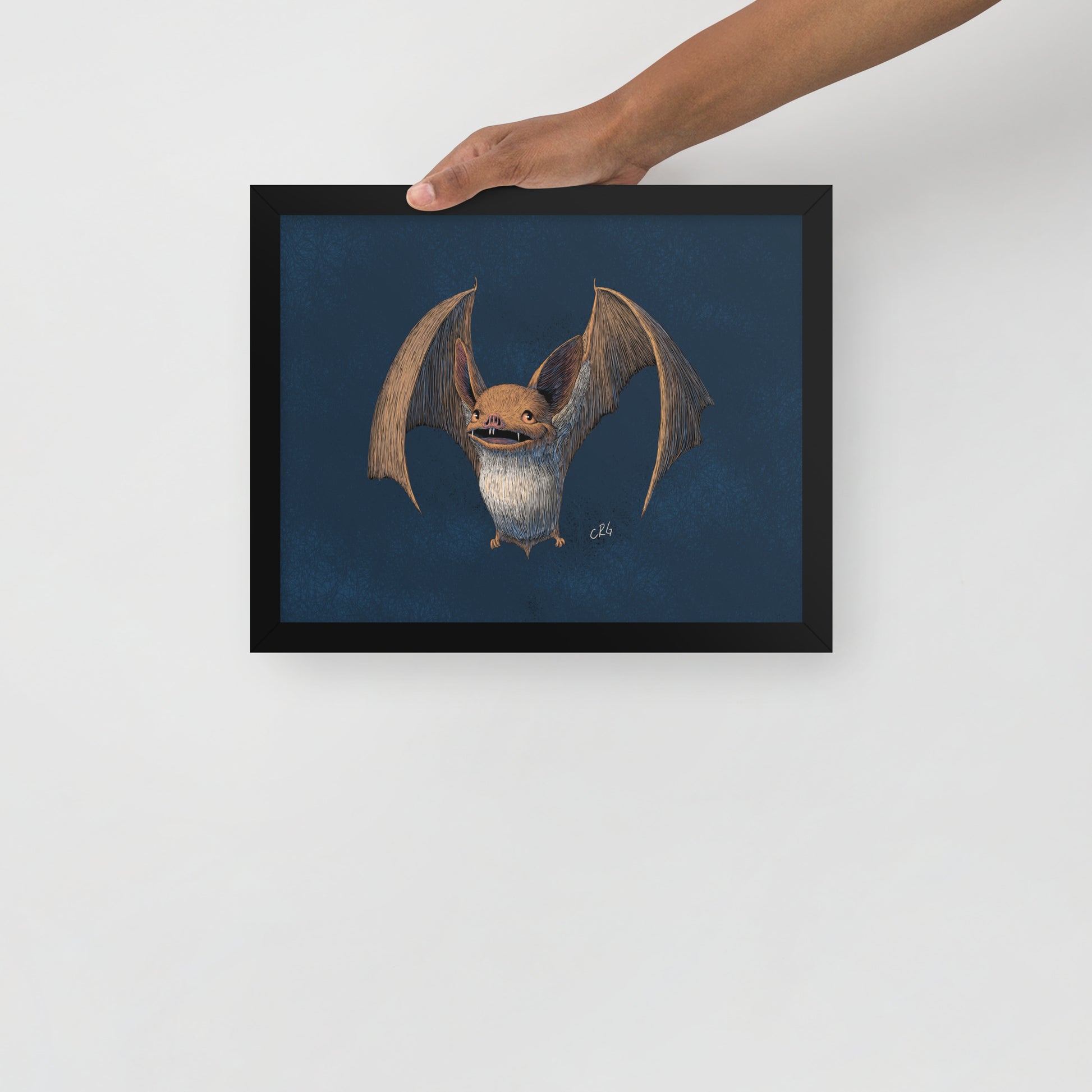 Happy Bat Art Print