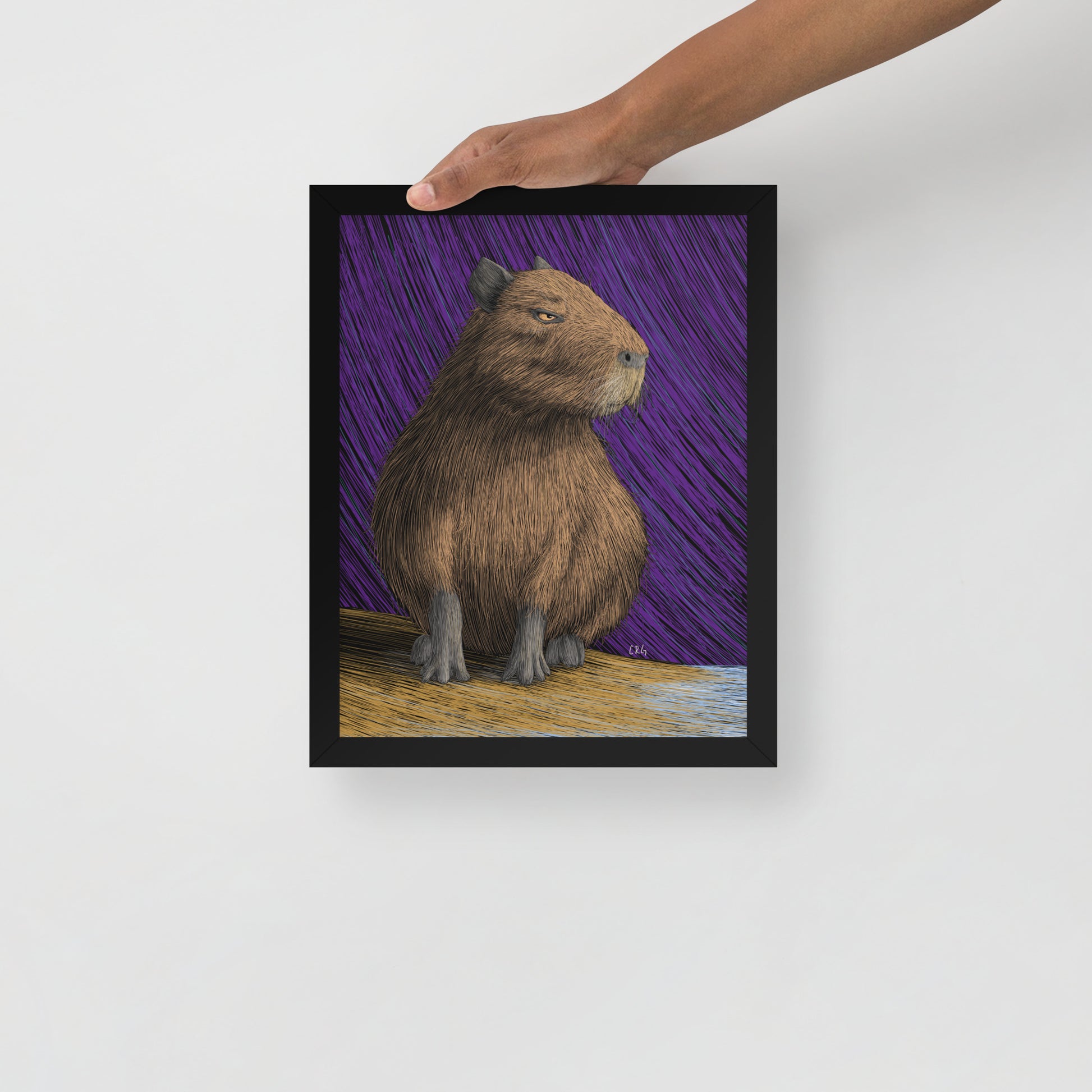Capybara Art Print