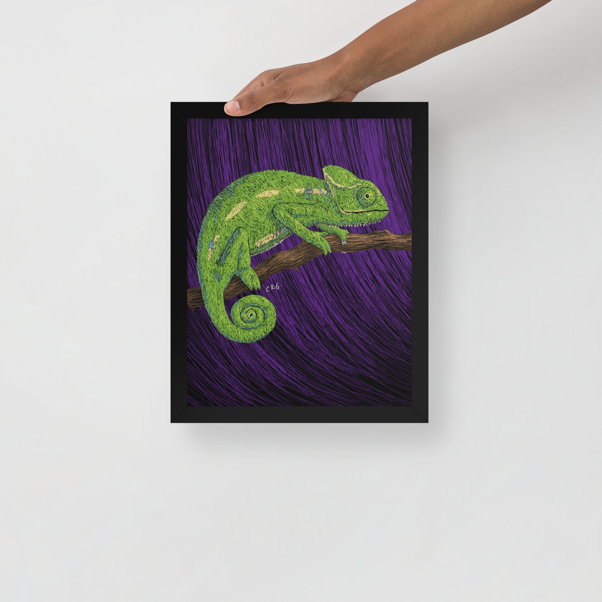 Chameleon Art Print