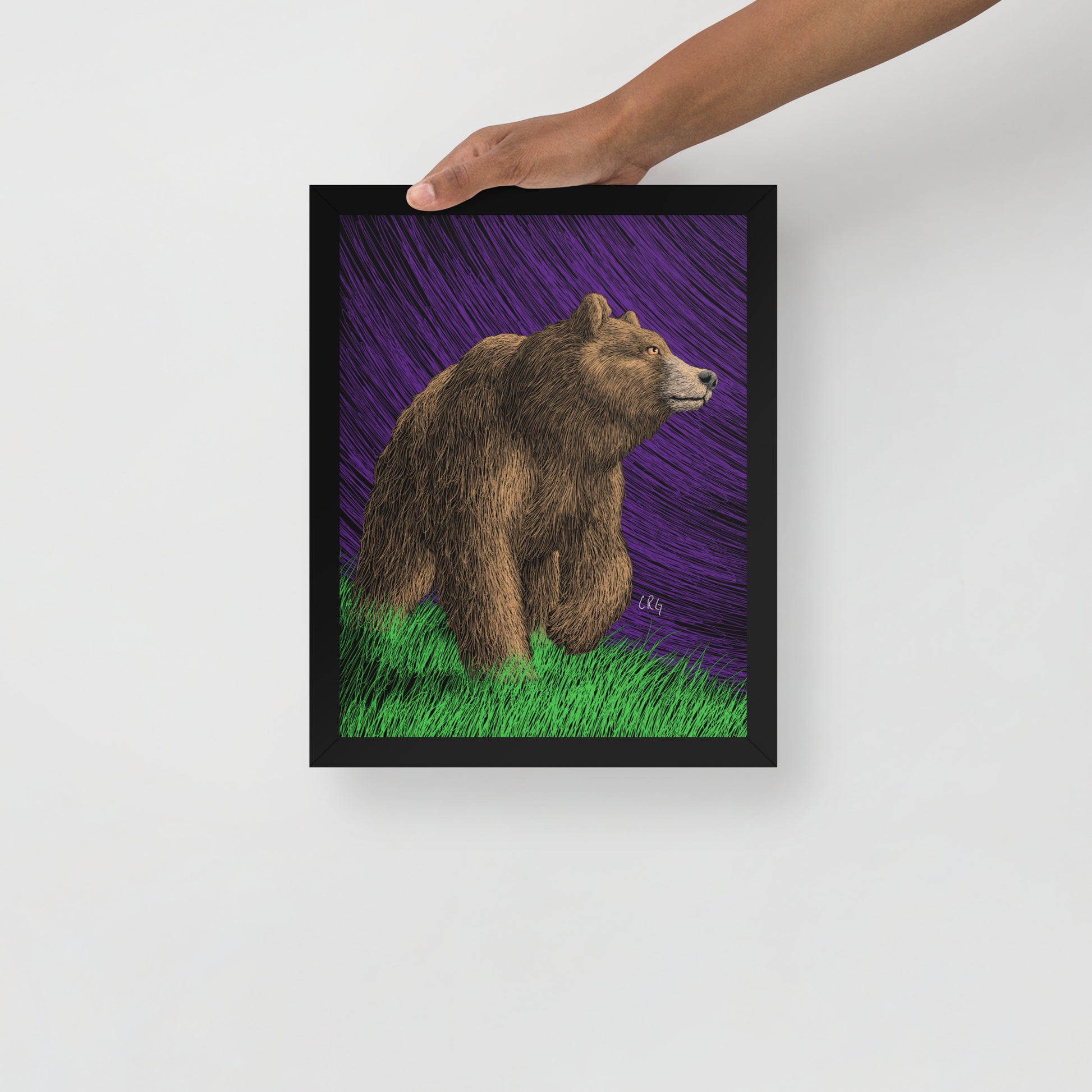 Grizzly Bear Art Print