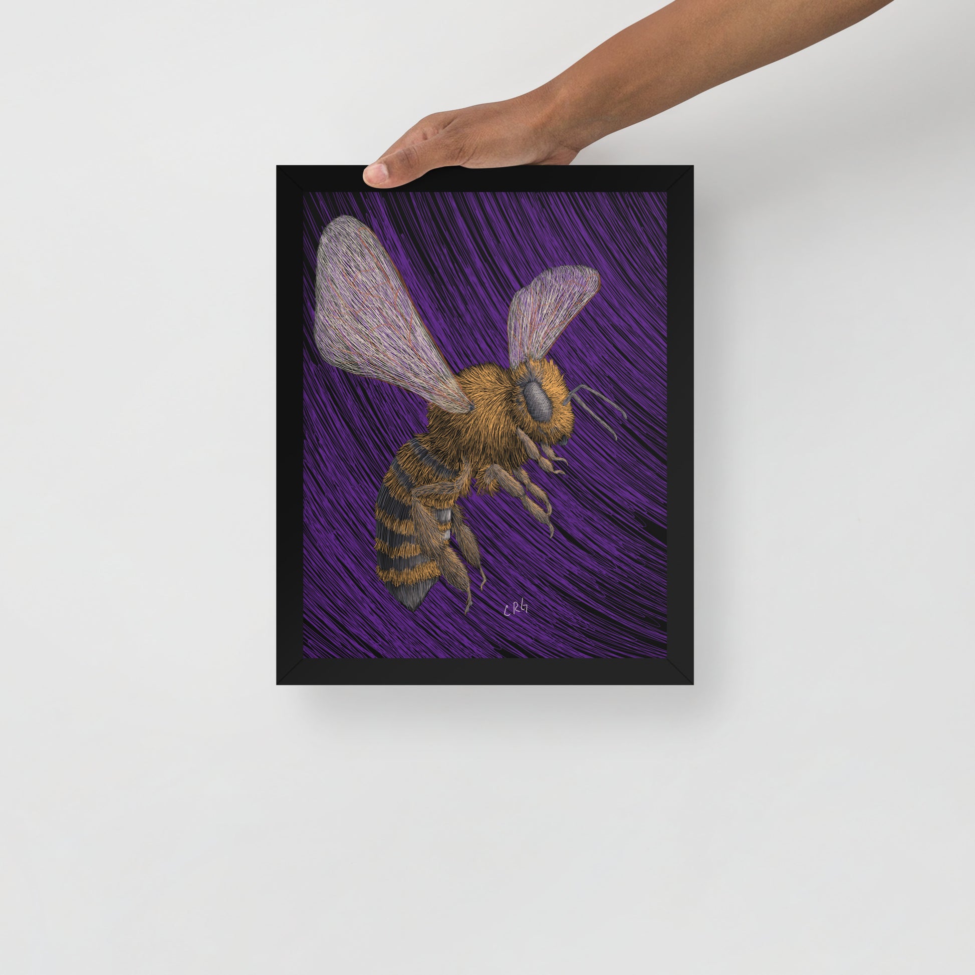 Honeybee Art Print