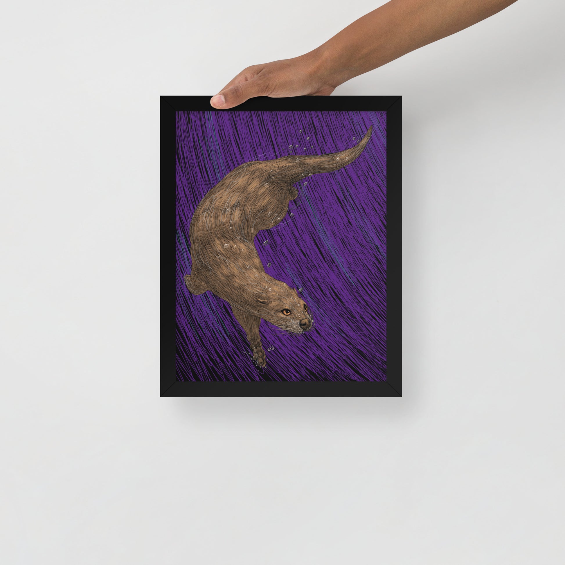 Otter Art Print