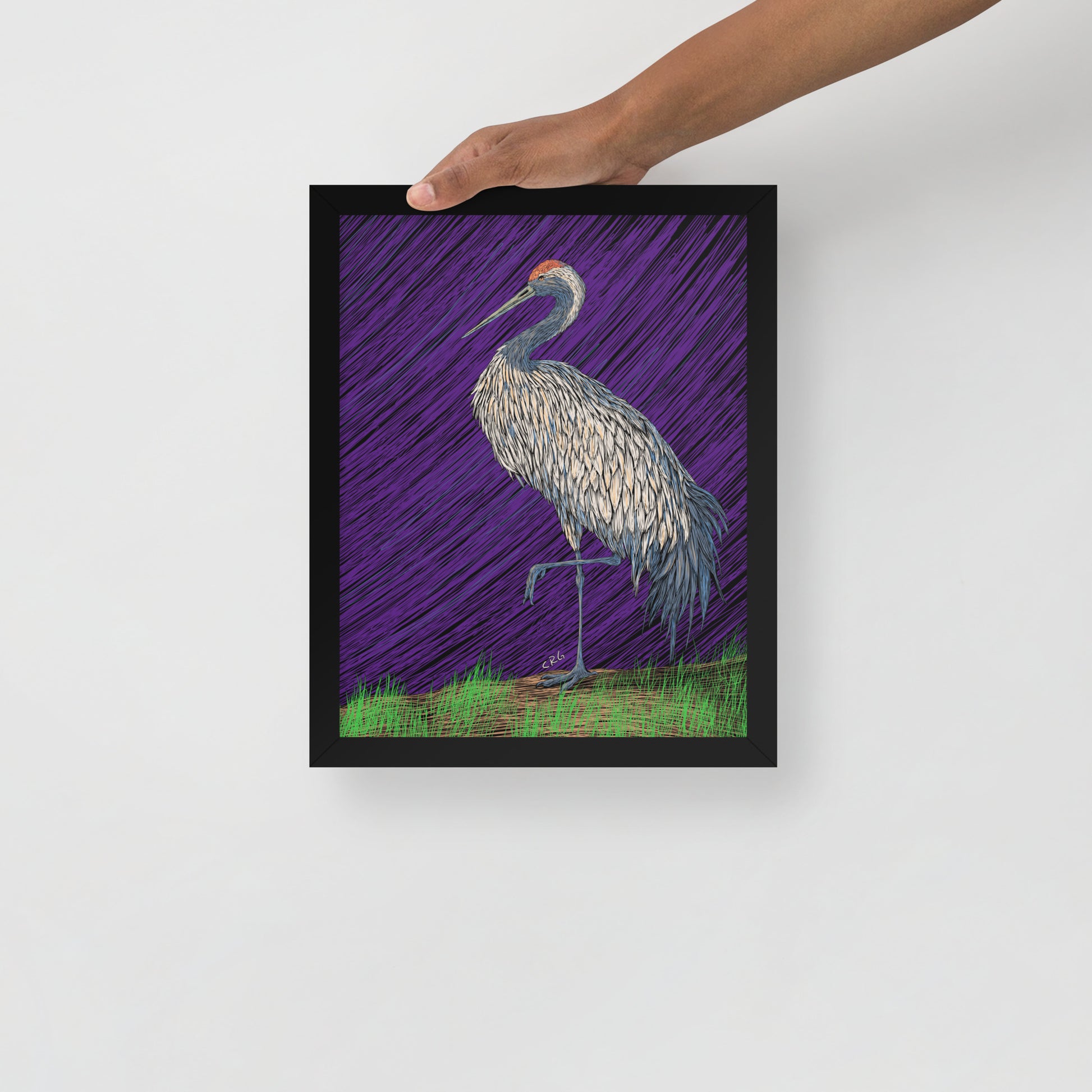 Crane Art Print