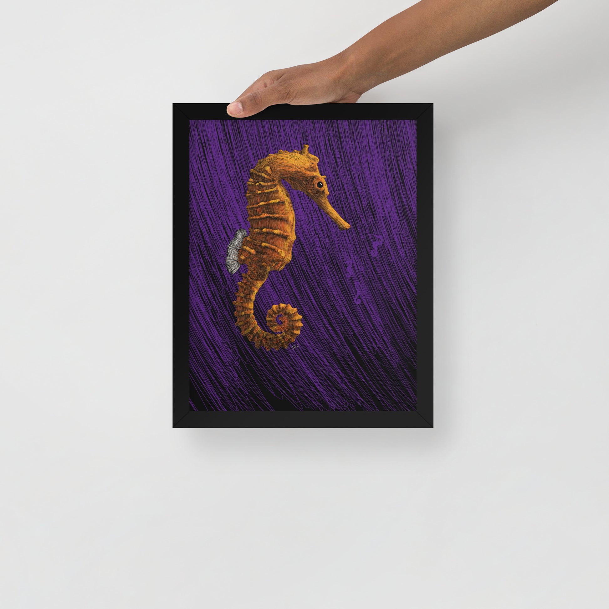 Seahorse Art Print