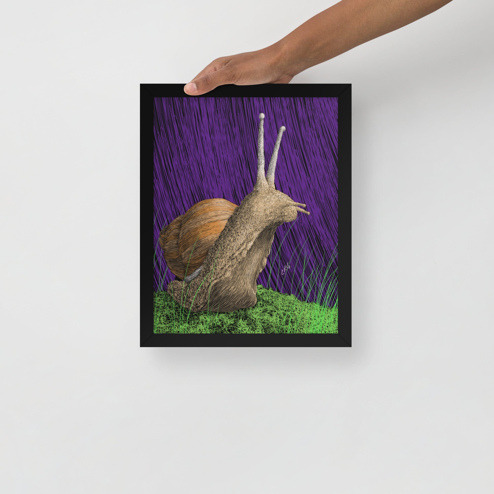 Snail Art Print