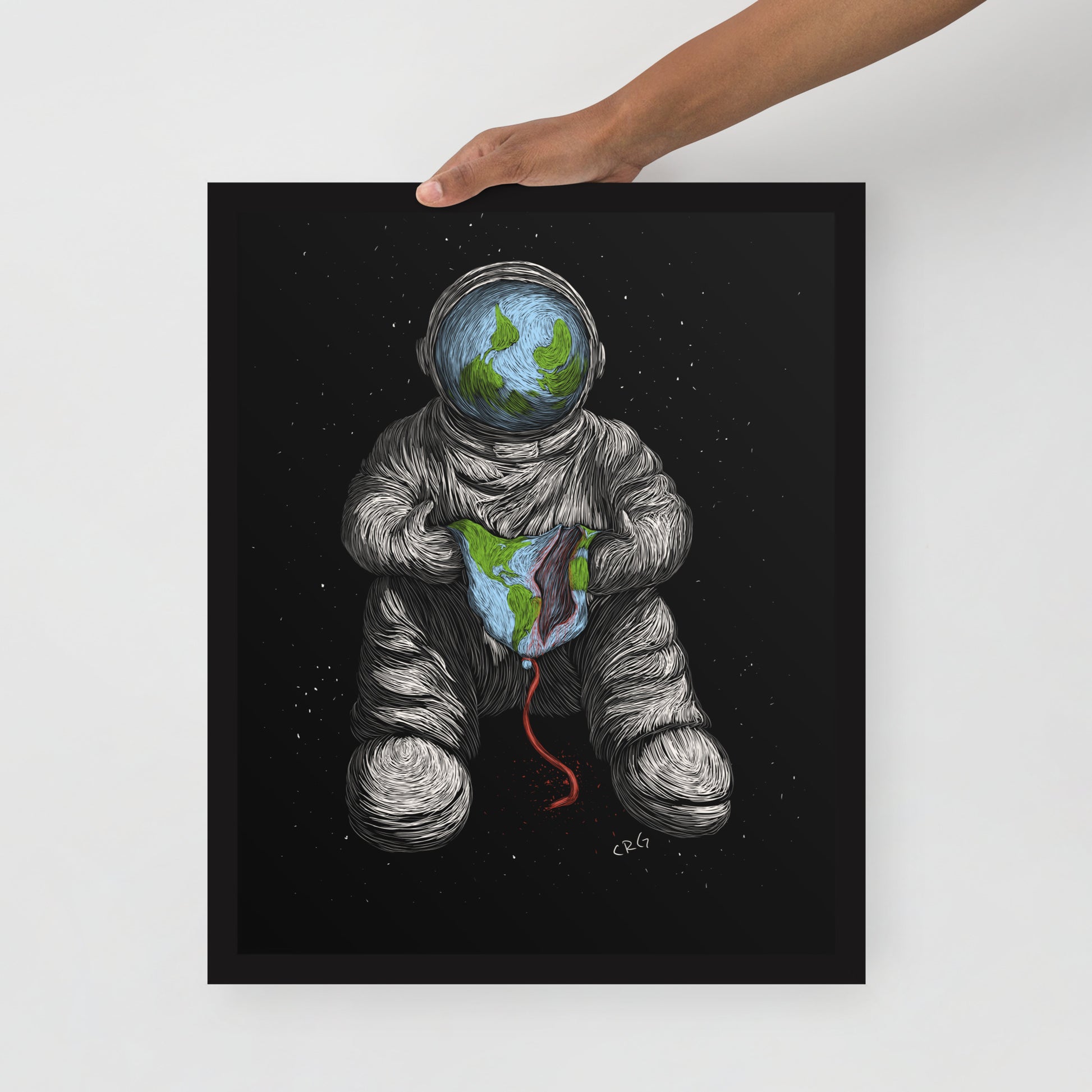 And the Scientists Screamed, But No One Listened Art Print