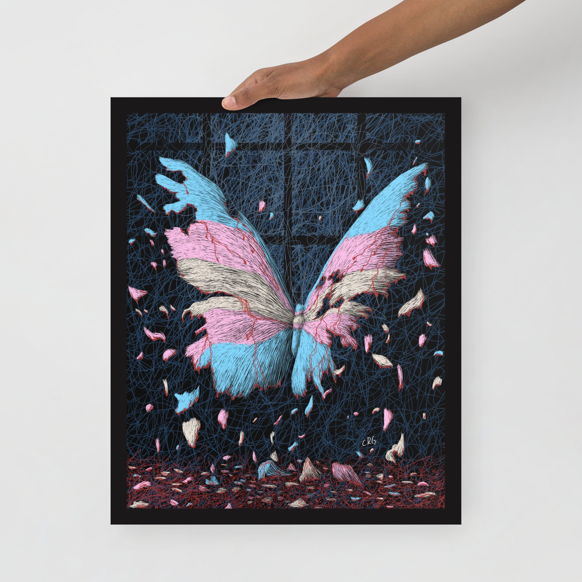 When They Rip Apart Our Color, How Dull the World Will Be Art Print