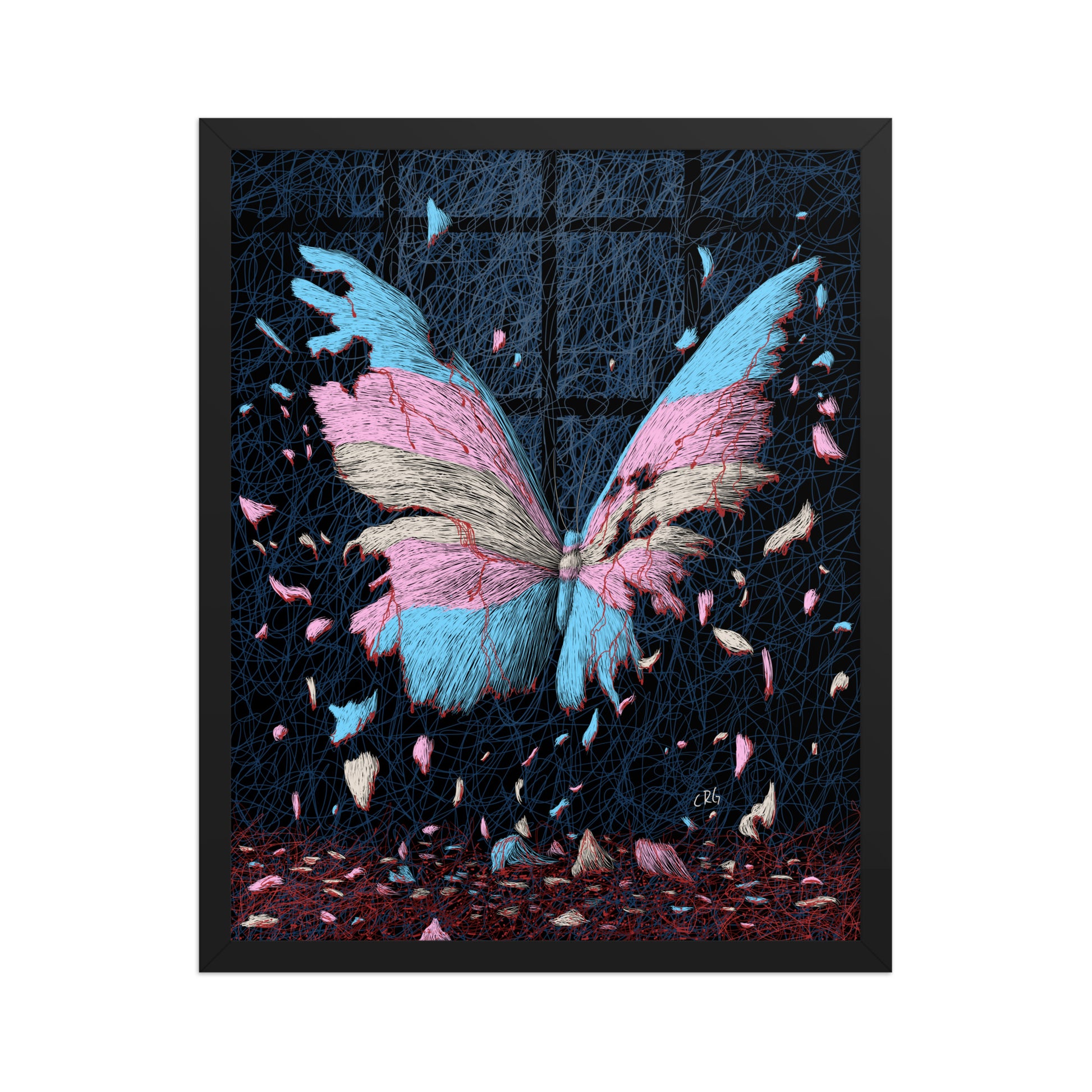 When They Rip Apart Our Color, How Dull the World Will Be Art Print