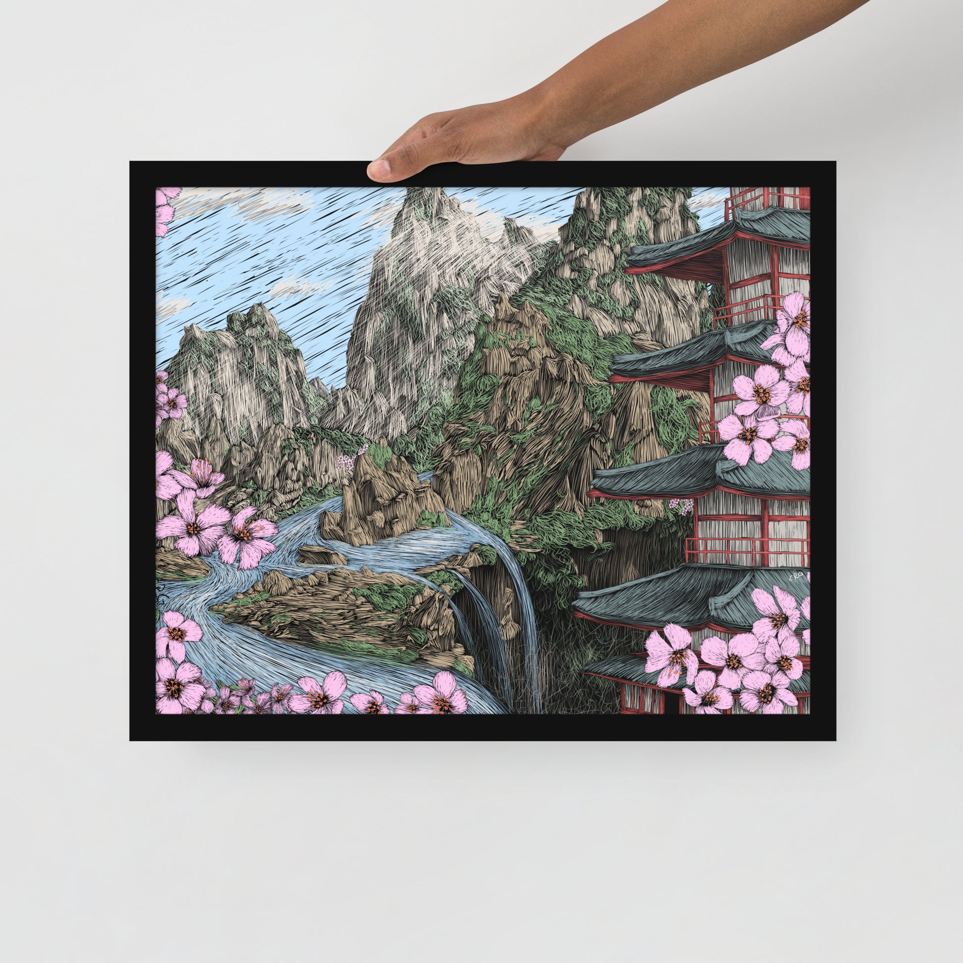 In the Clouds Art Print