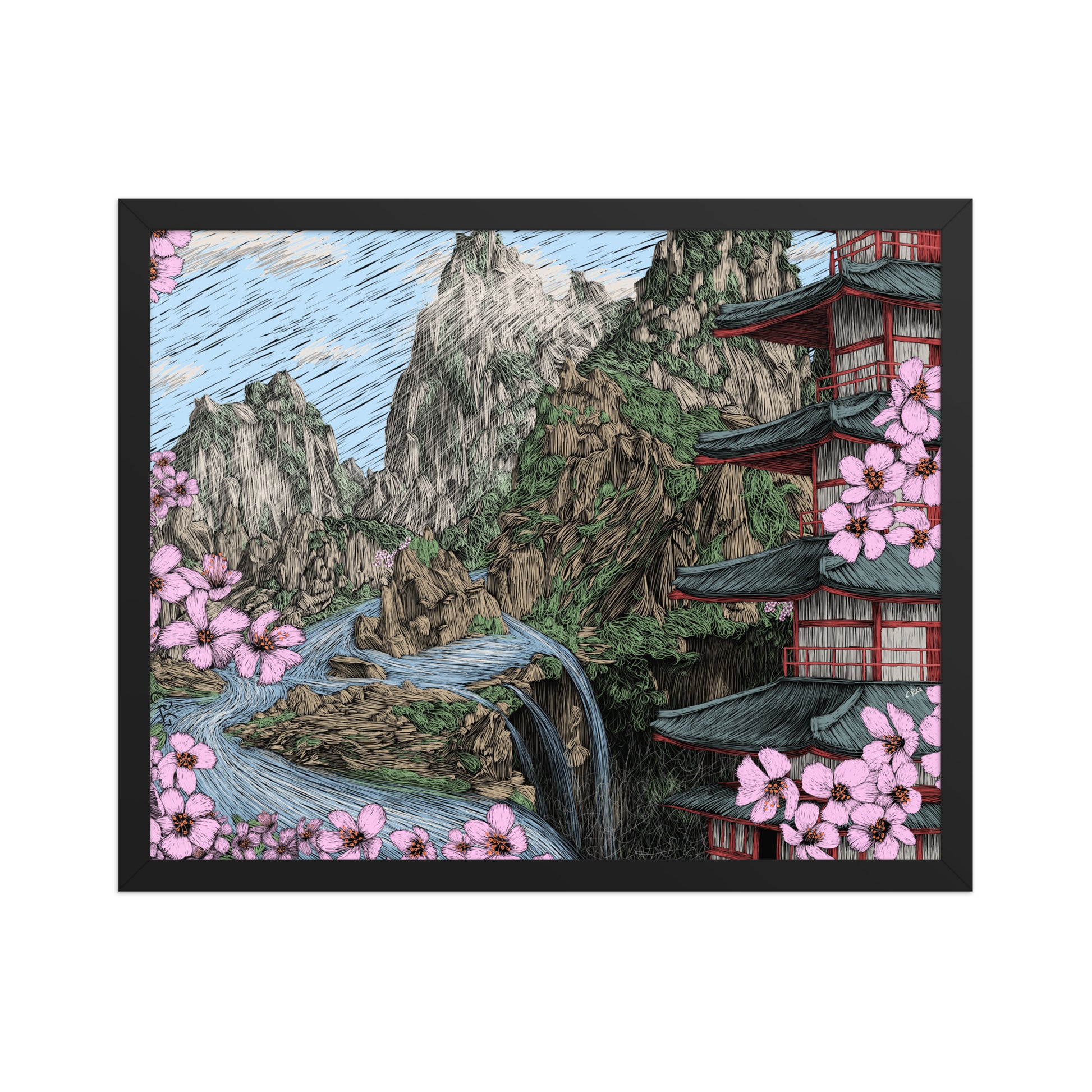 In the Clouds Art Print