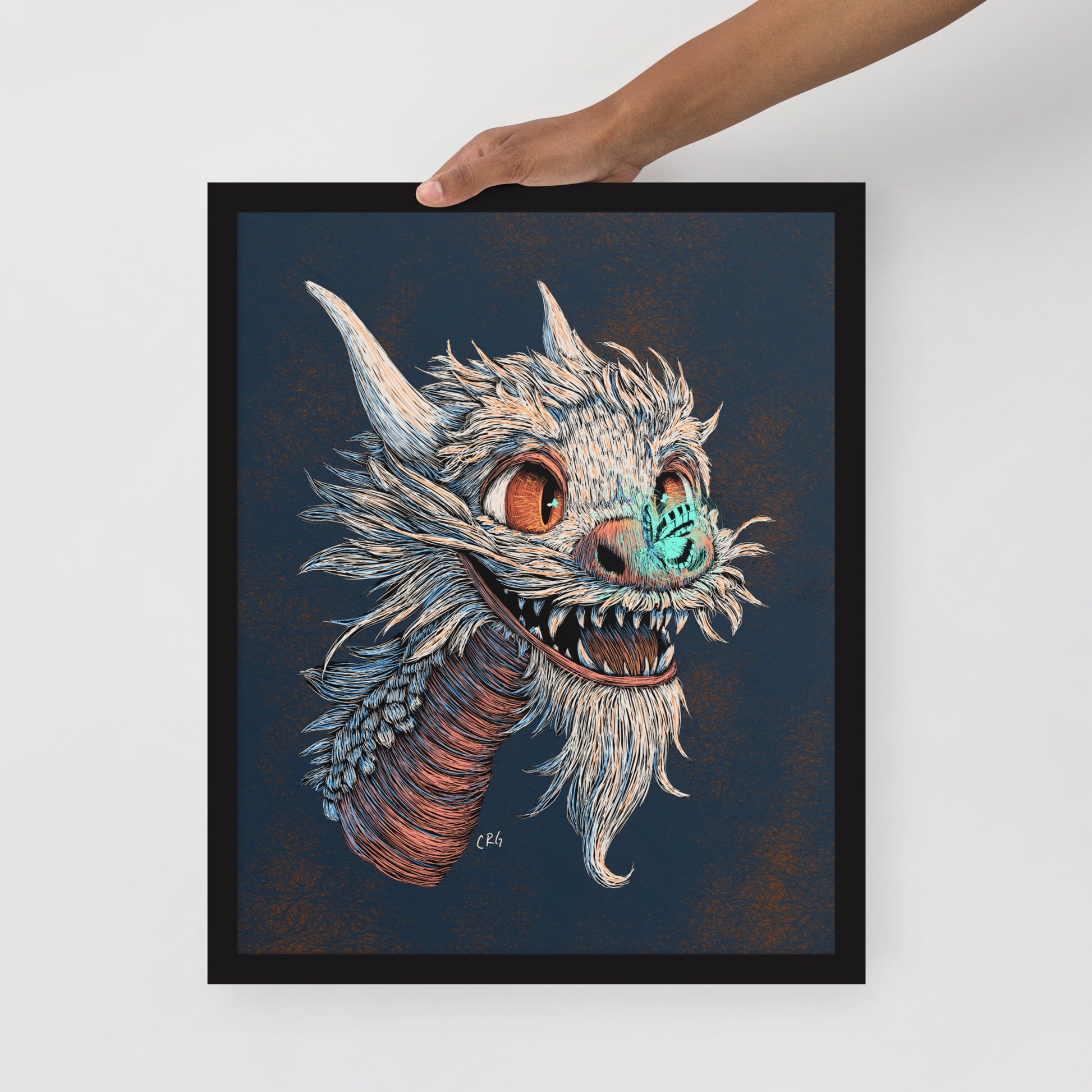 The Dragon and the Butterfly Art Print
