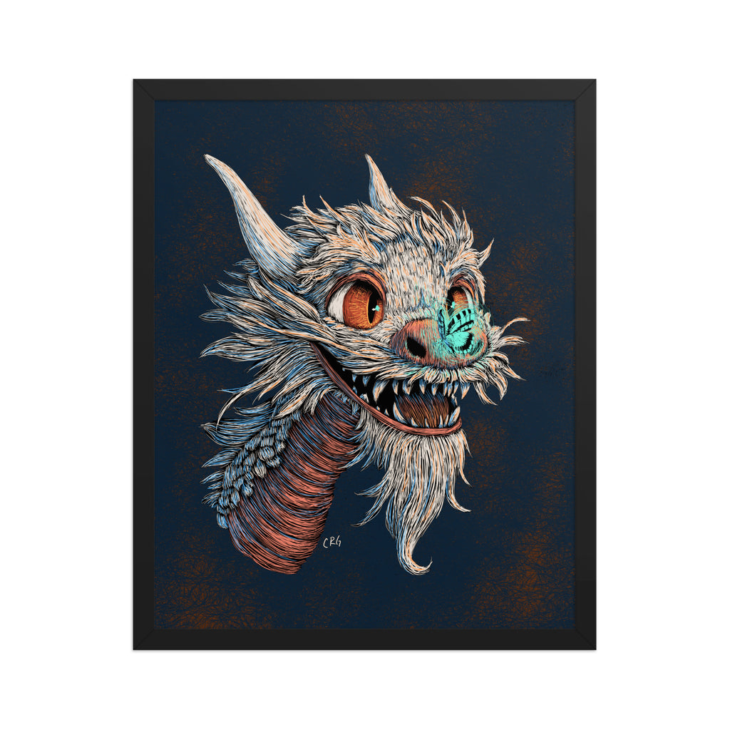 The Dragon and the Butterfly Art Print