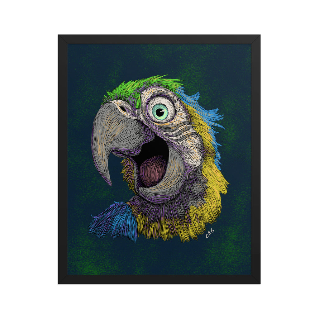 Blue and Gold Macaw Art Print