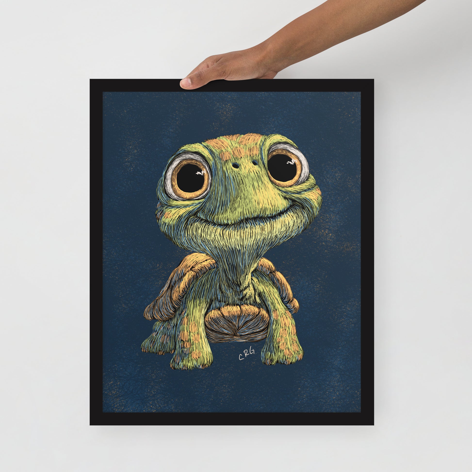 Happy Turtle Art Print