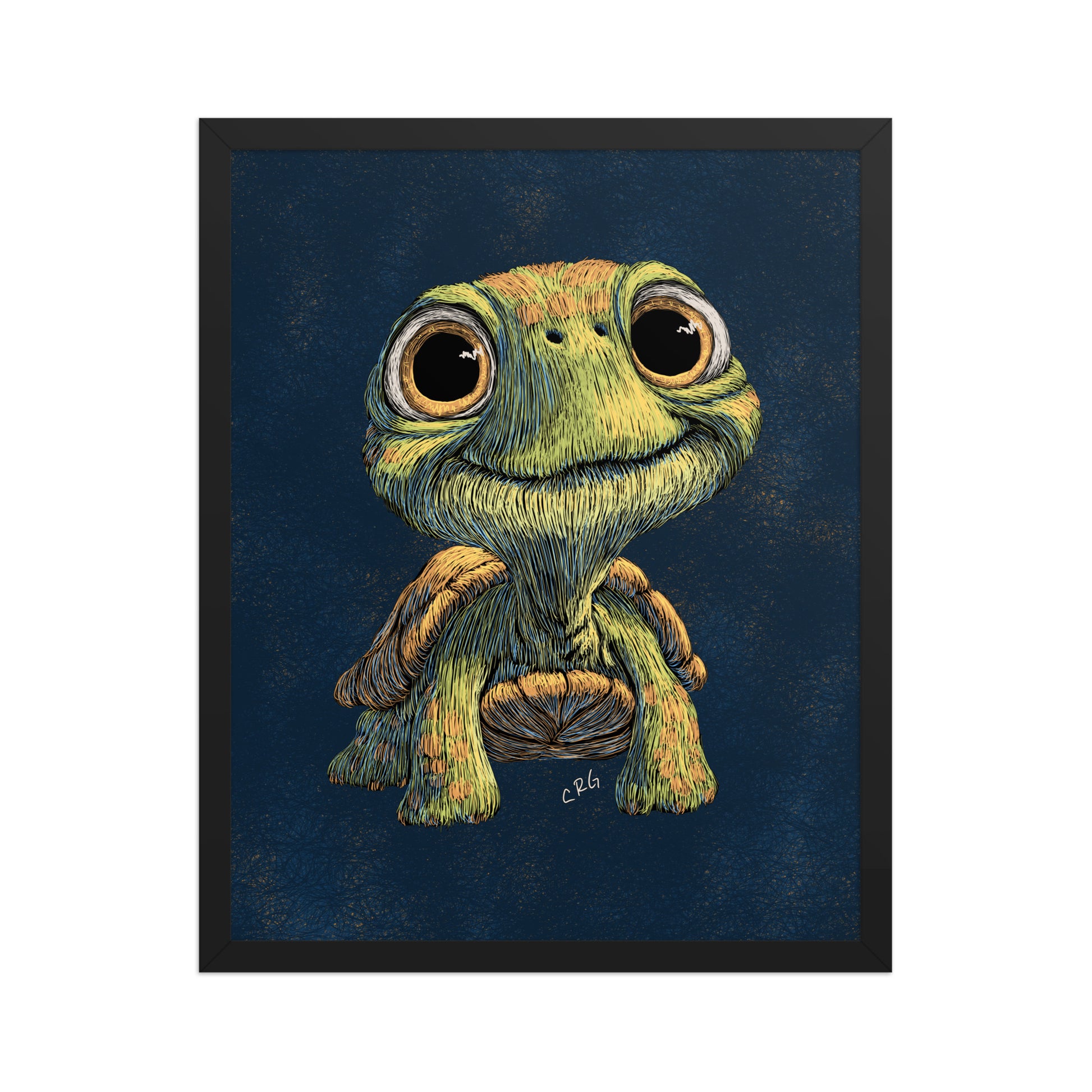 Happy Turtle Art Print