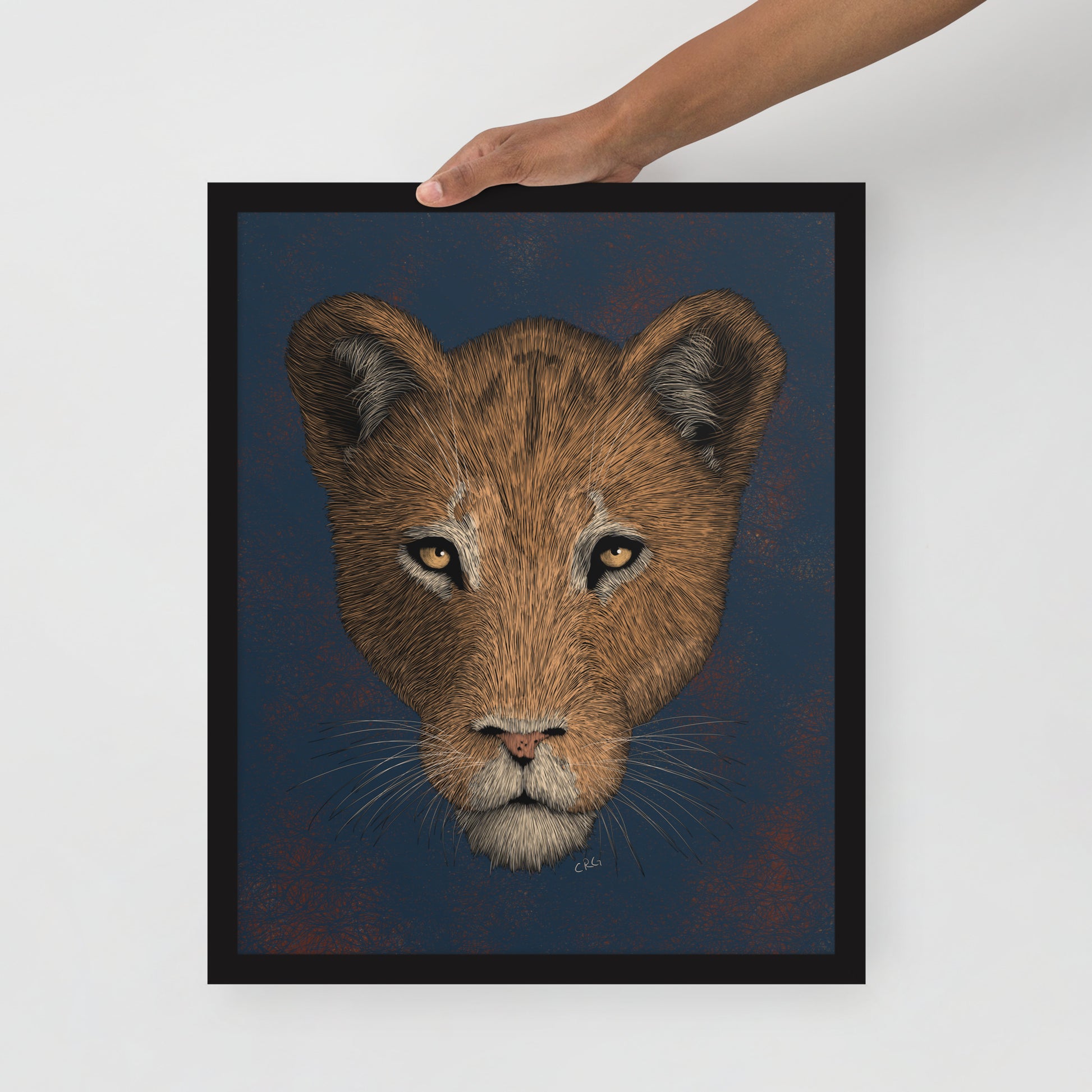 Lioness Art Print