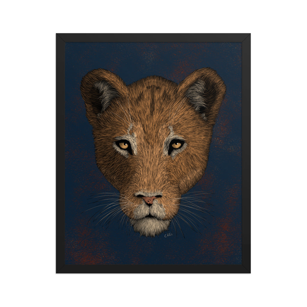 Lioness Art Print