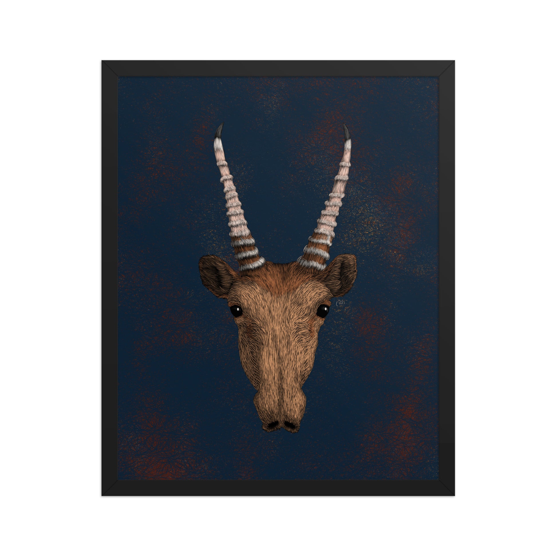 Saiga Antelope Art Print