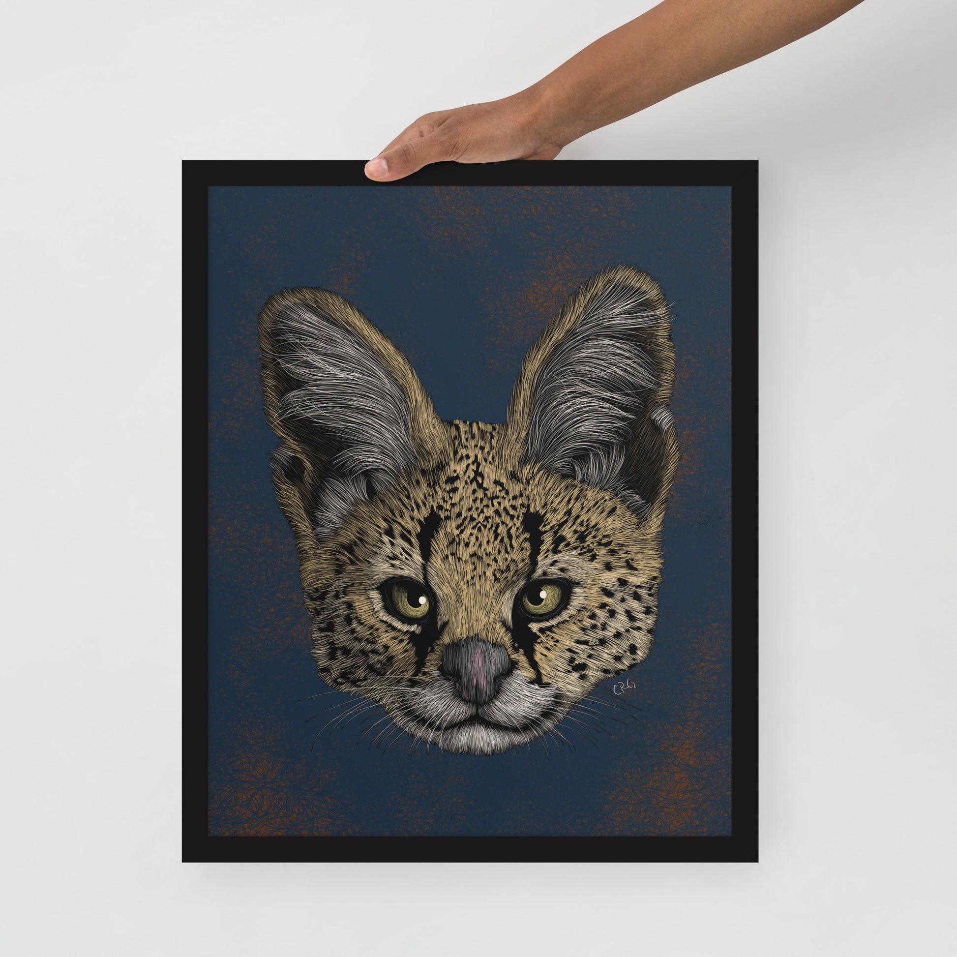 Serval Art Print
