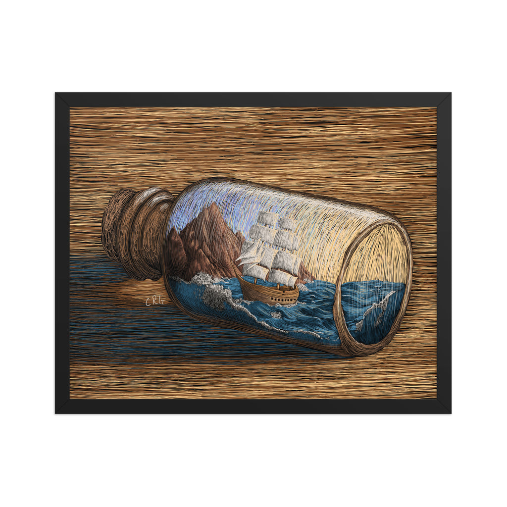 Life in a Bottle Art Print