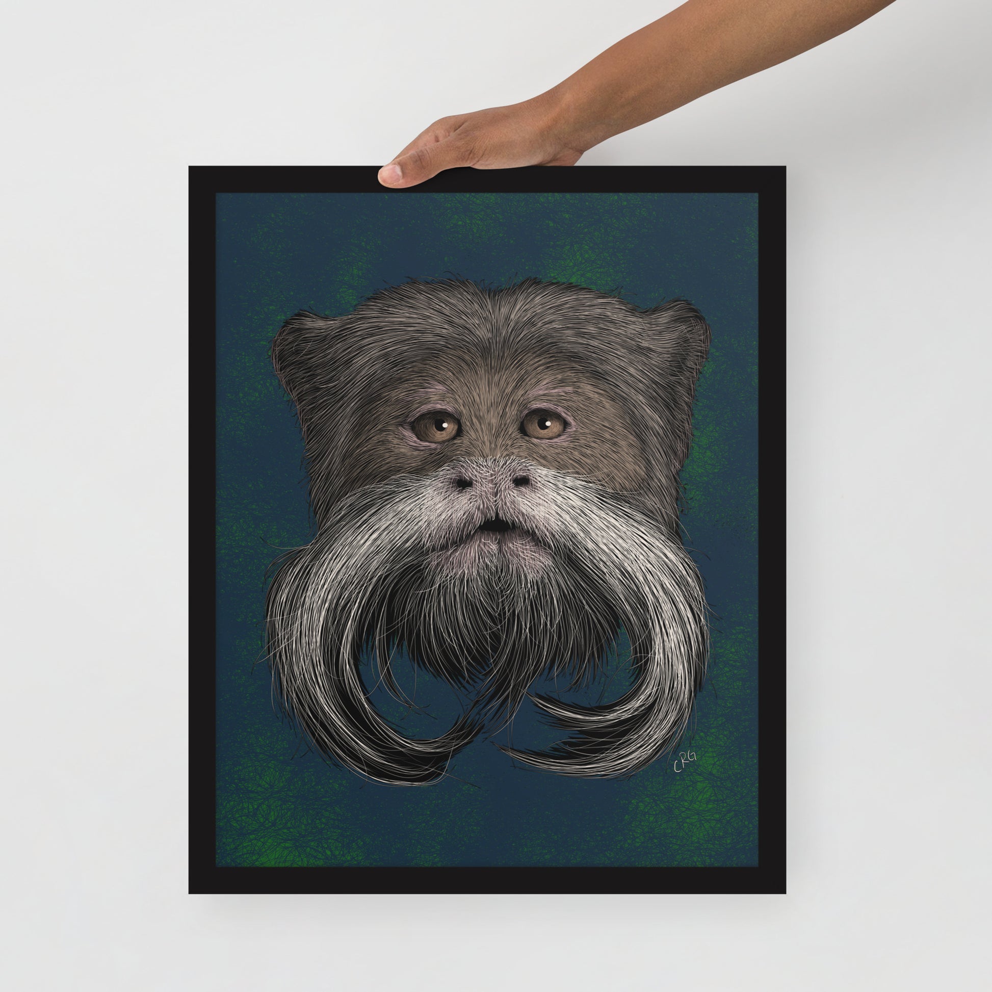 Emperor Tamarin Art Print