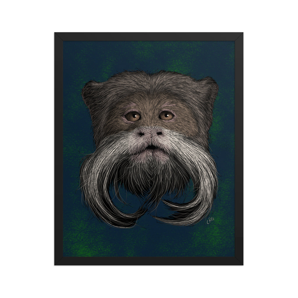 Emperor Tamarin Art Print