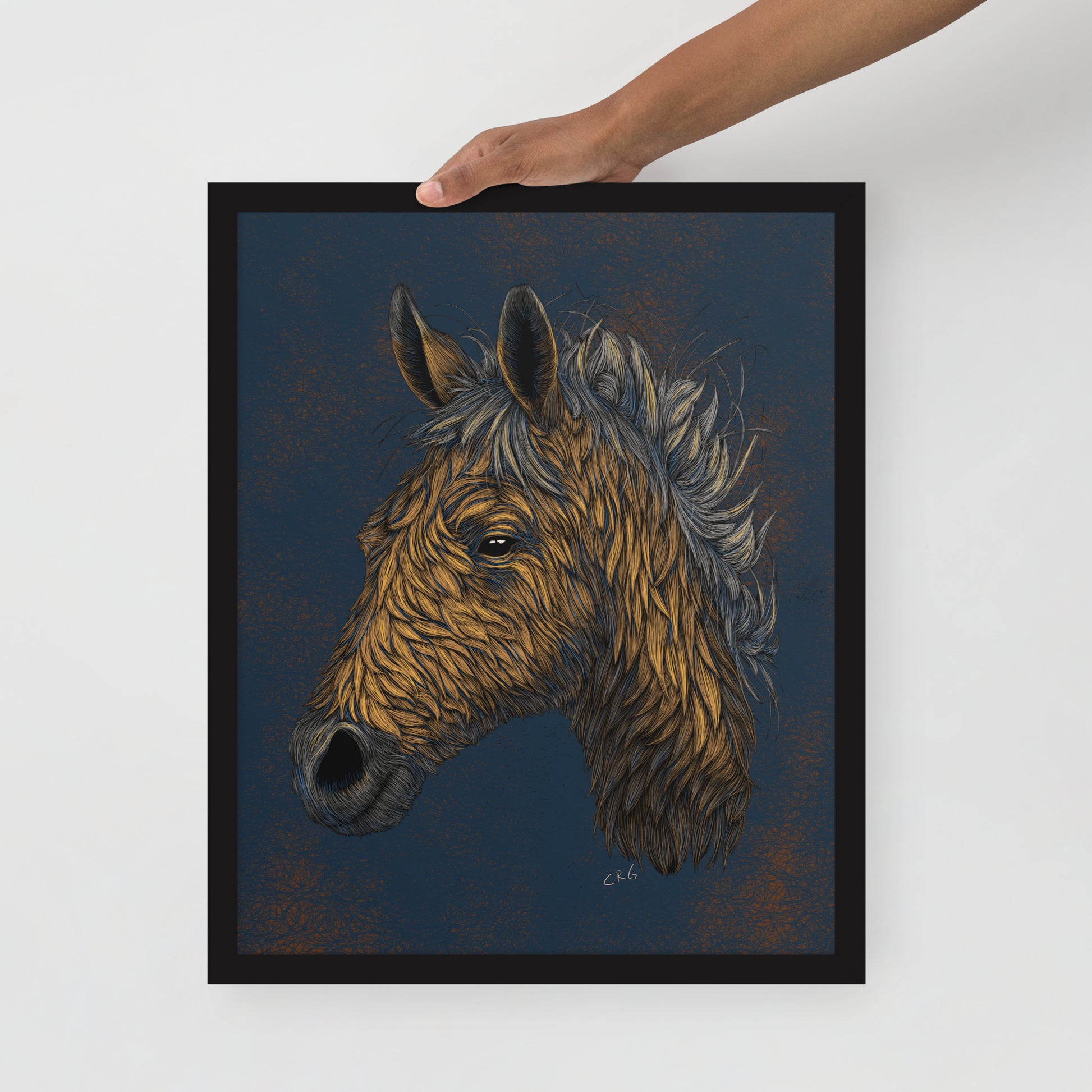 Stylized Horse Art Print