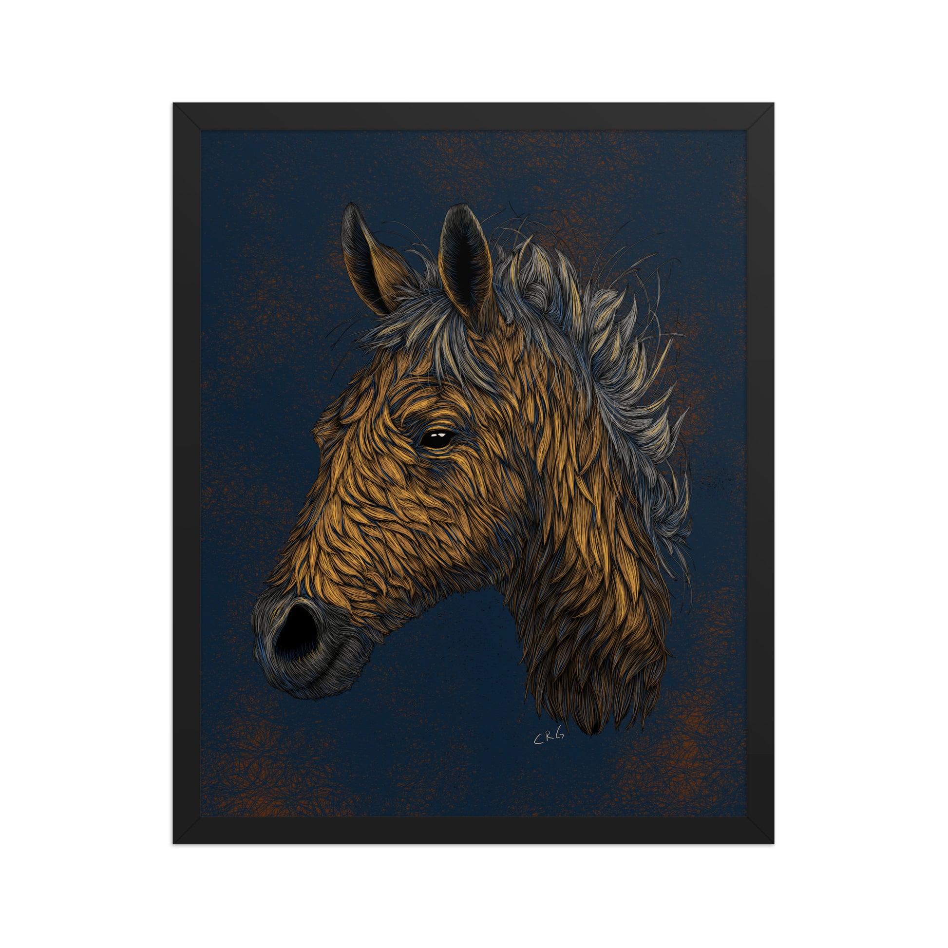 Stylized Horse Art Print