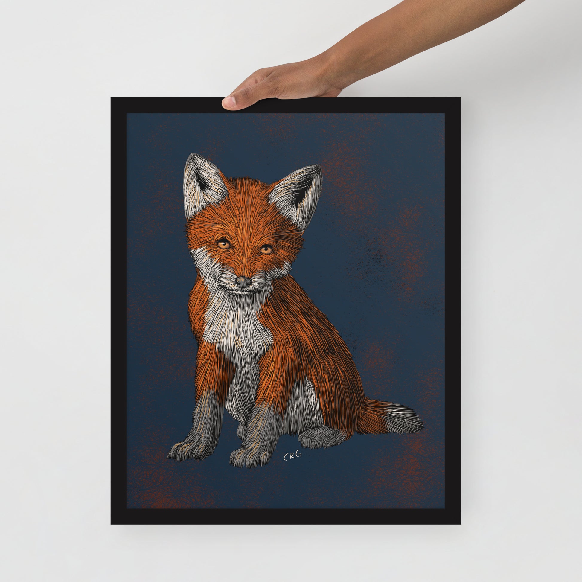 Red Fox Kit Art Print