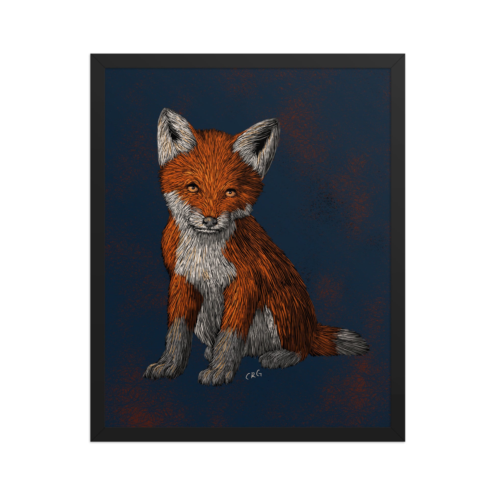 Red Fox Kit Art Print