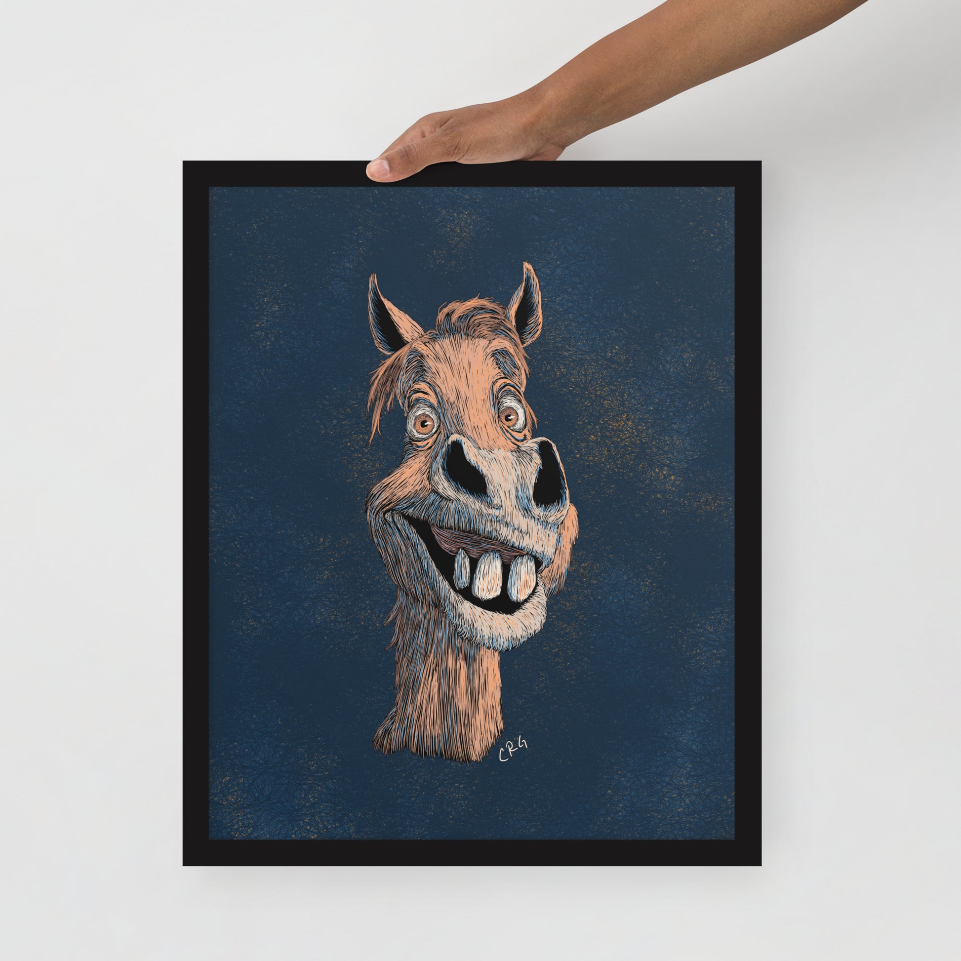 Happy Horse Art Print