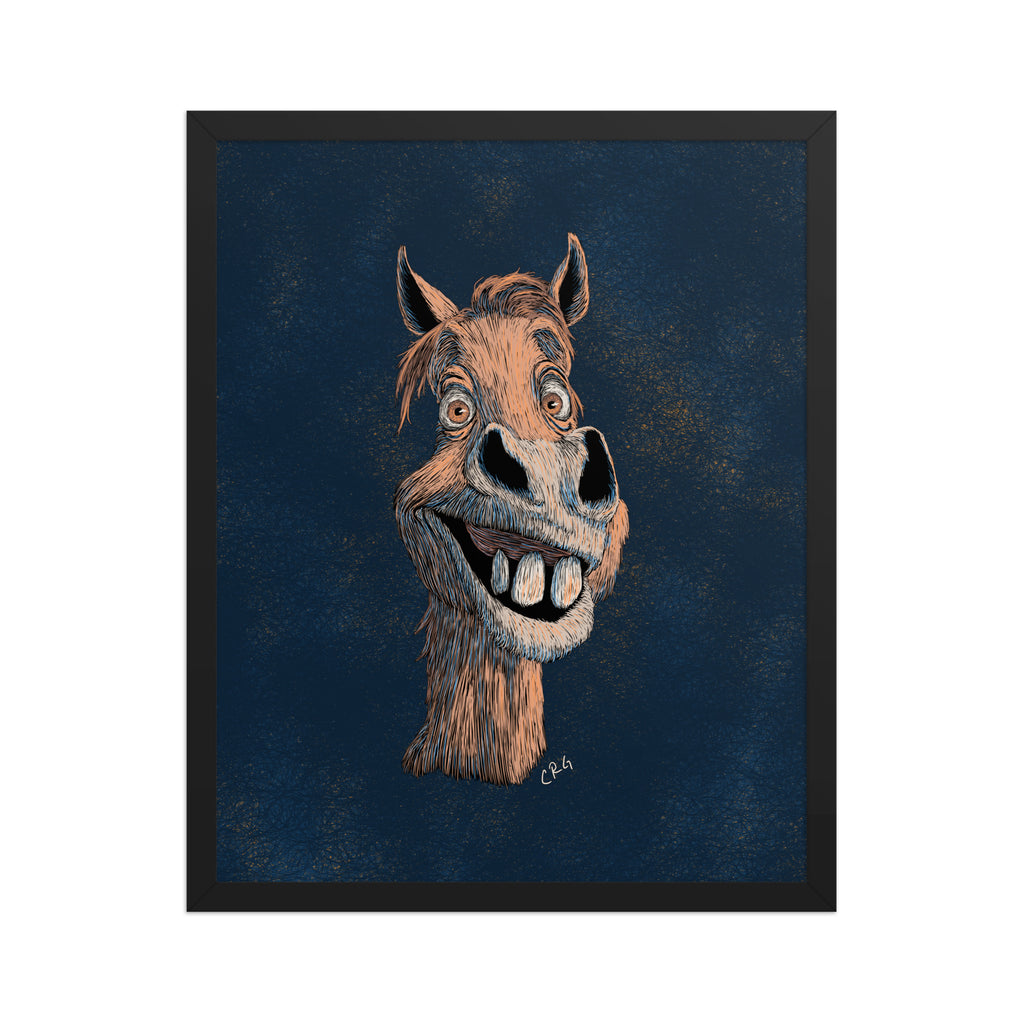 Happy Horse Art Print