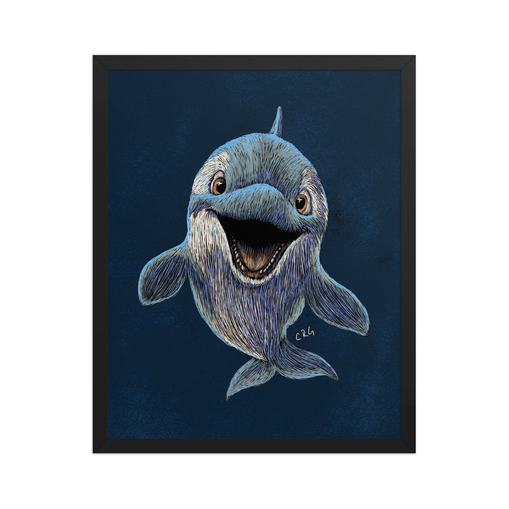 Happy Orca Art Print