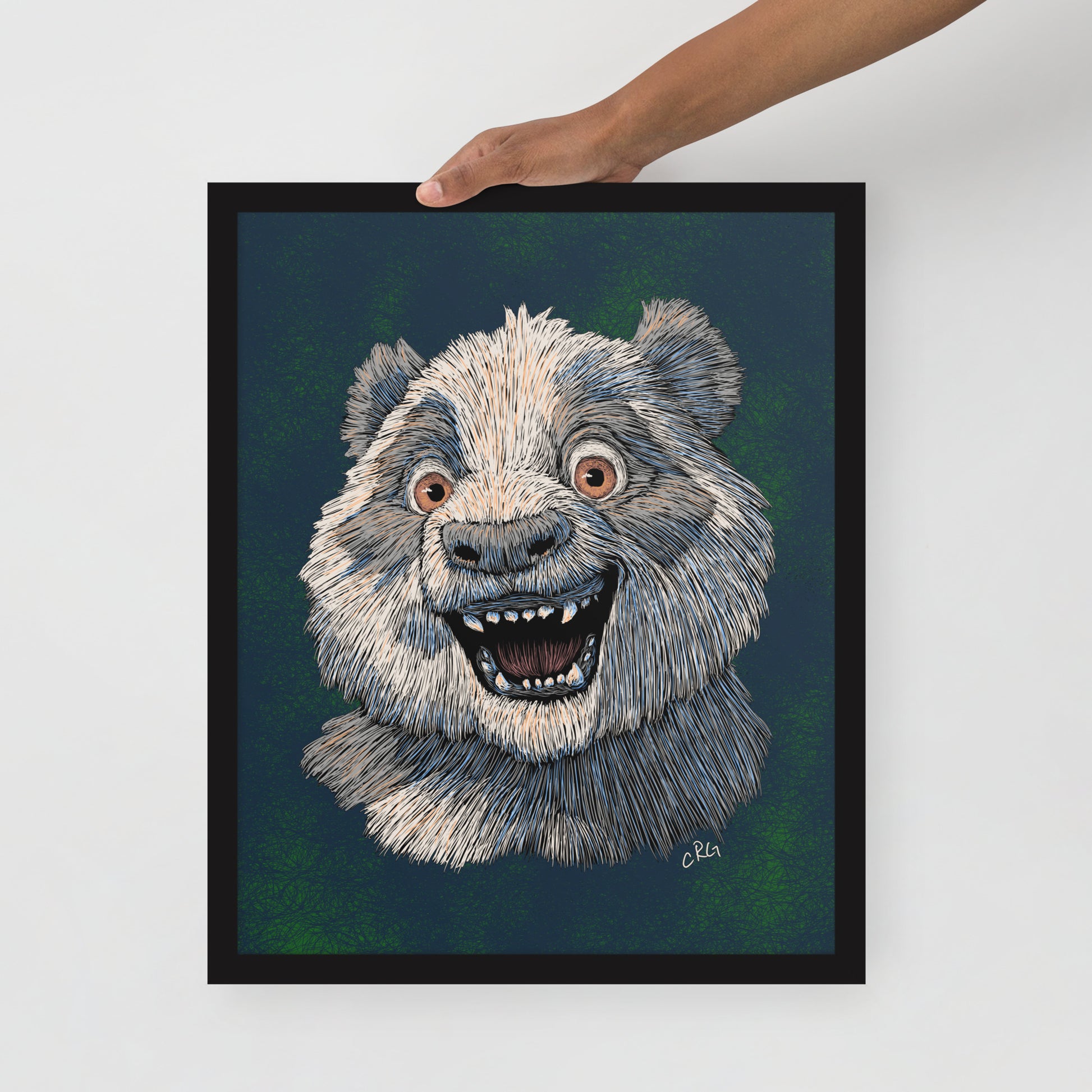 Happy Panda Art Print