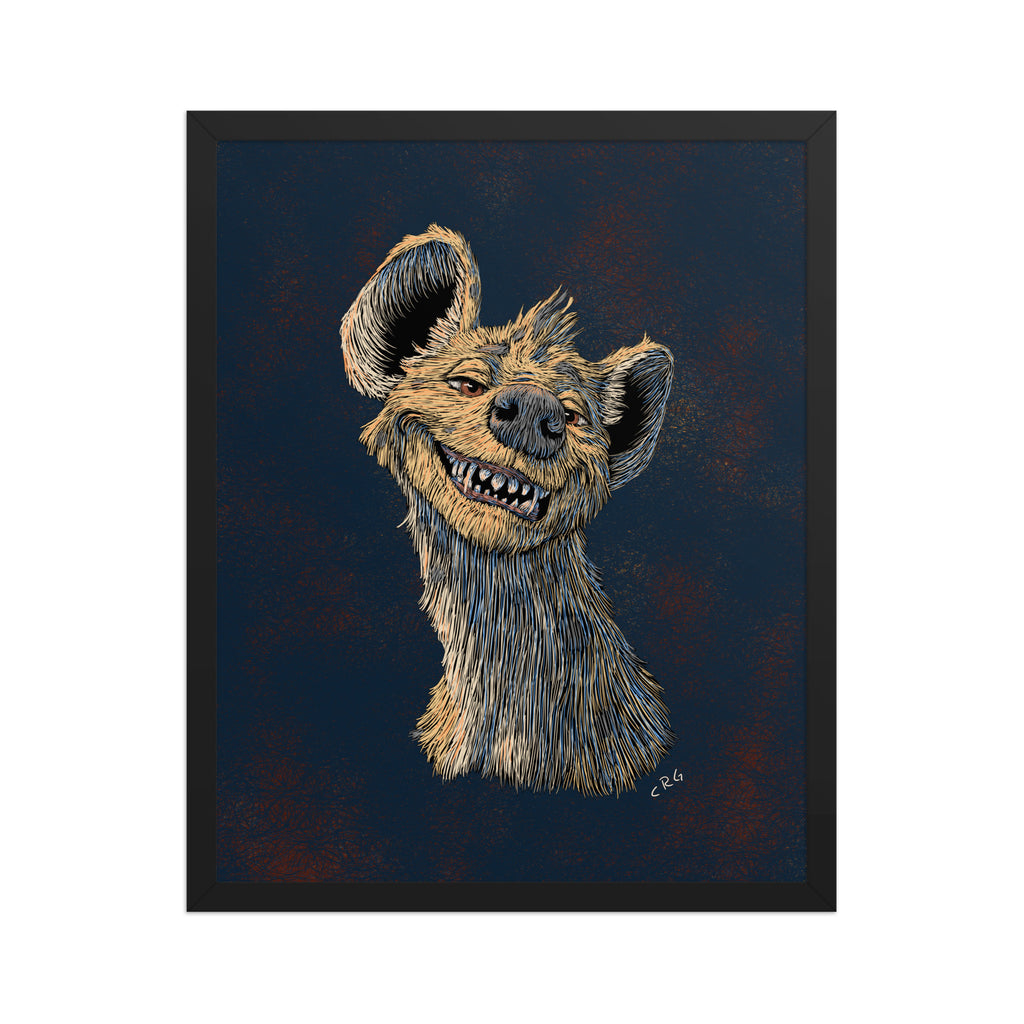 Happy Hyena Art Print