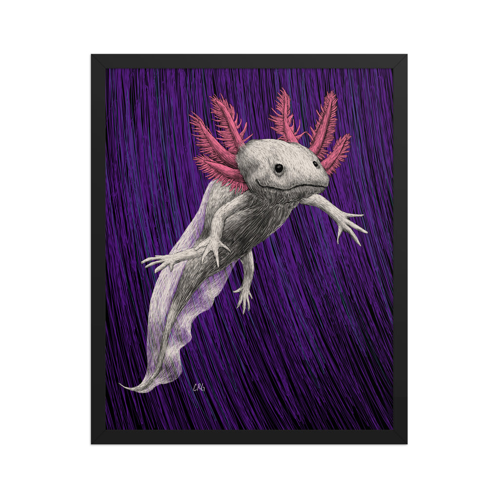Axolotl Art Print