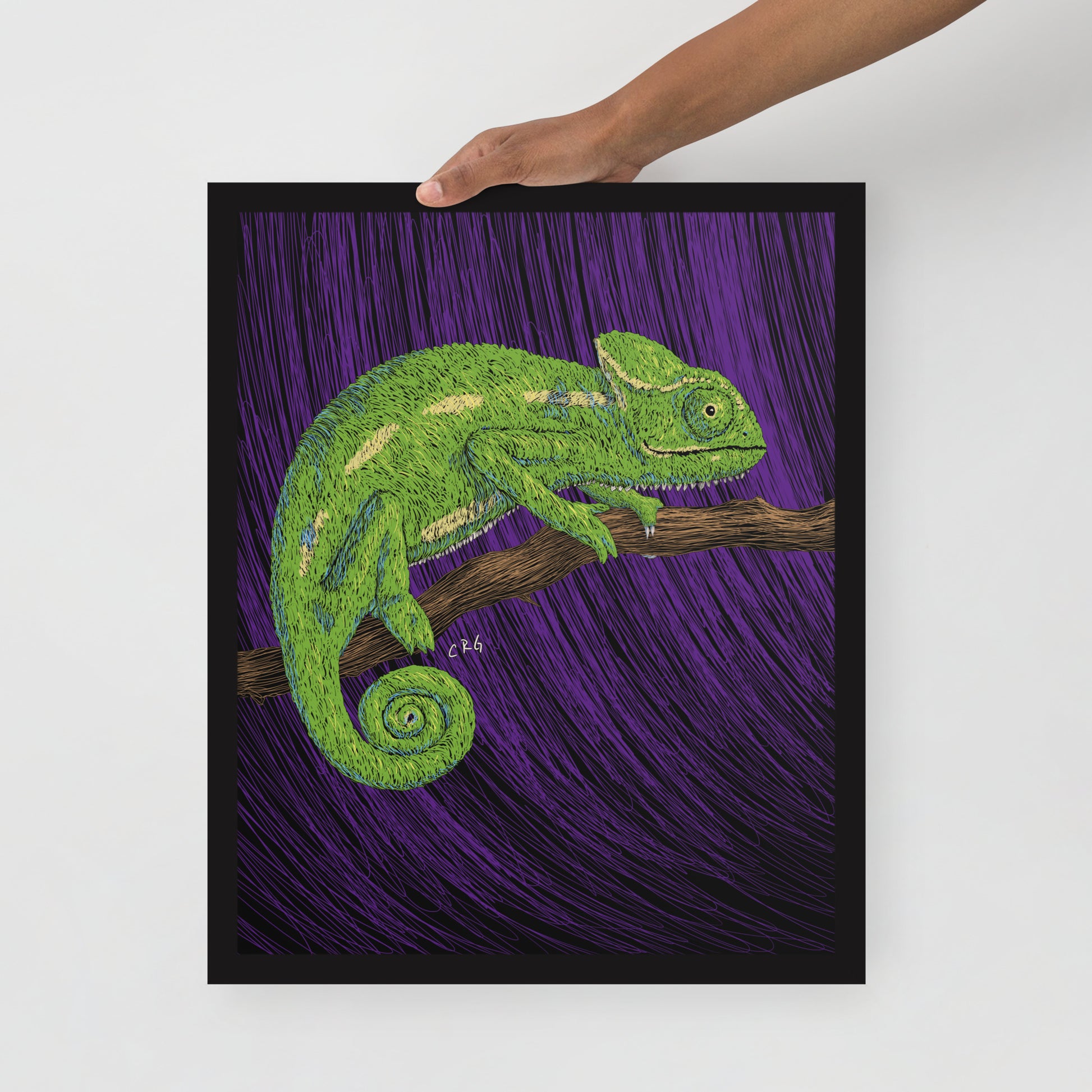 Chameleon Art Print